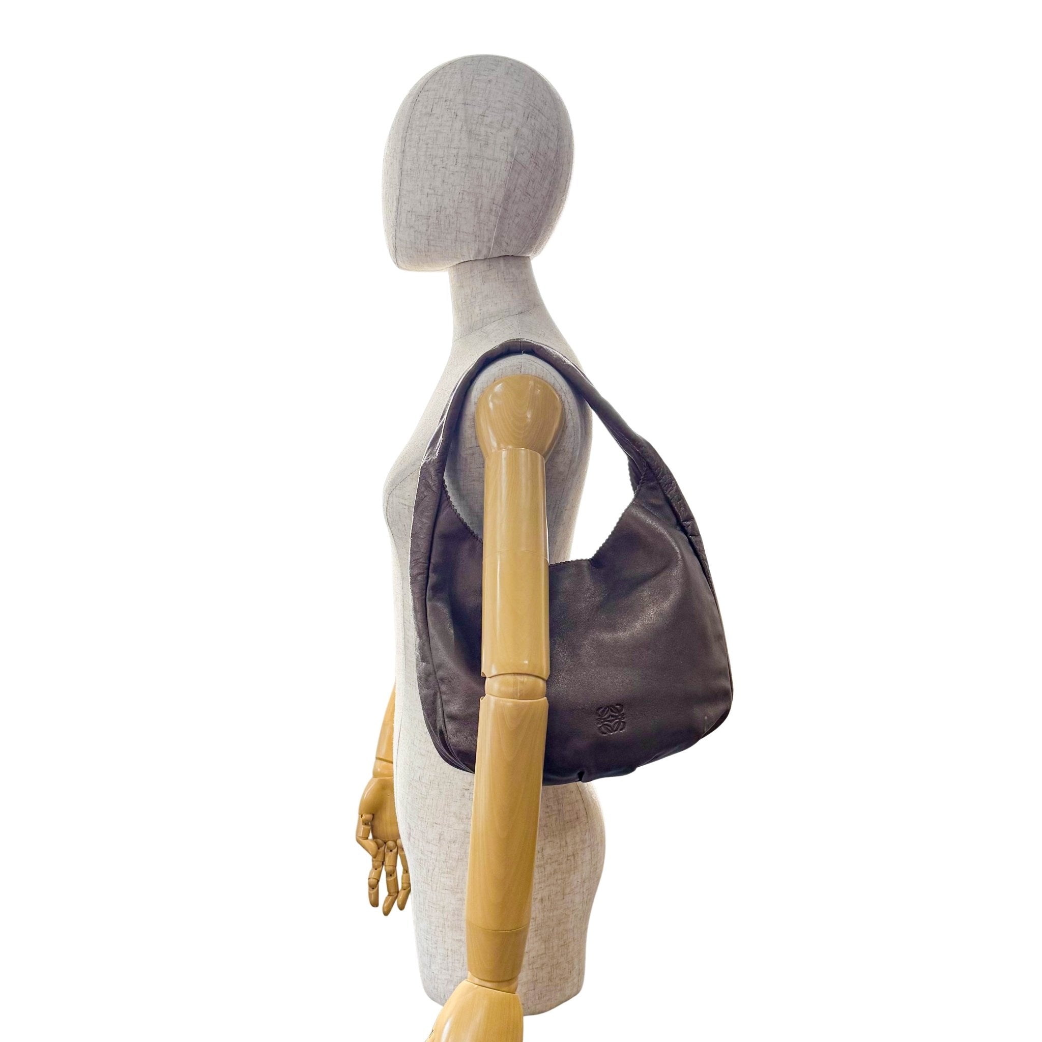 LOEWE Bronze Leather Shoulder Bag, in , Sold by HIVE PRELOVED - Shoulder Bags, ,