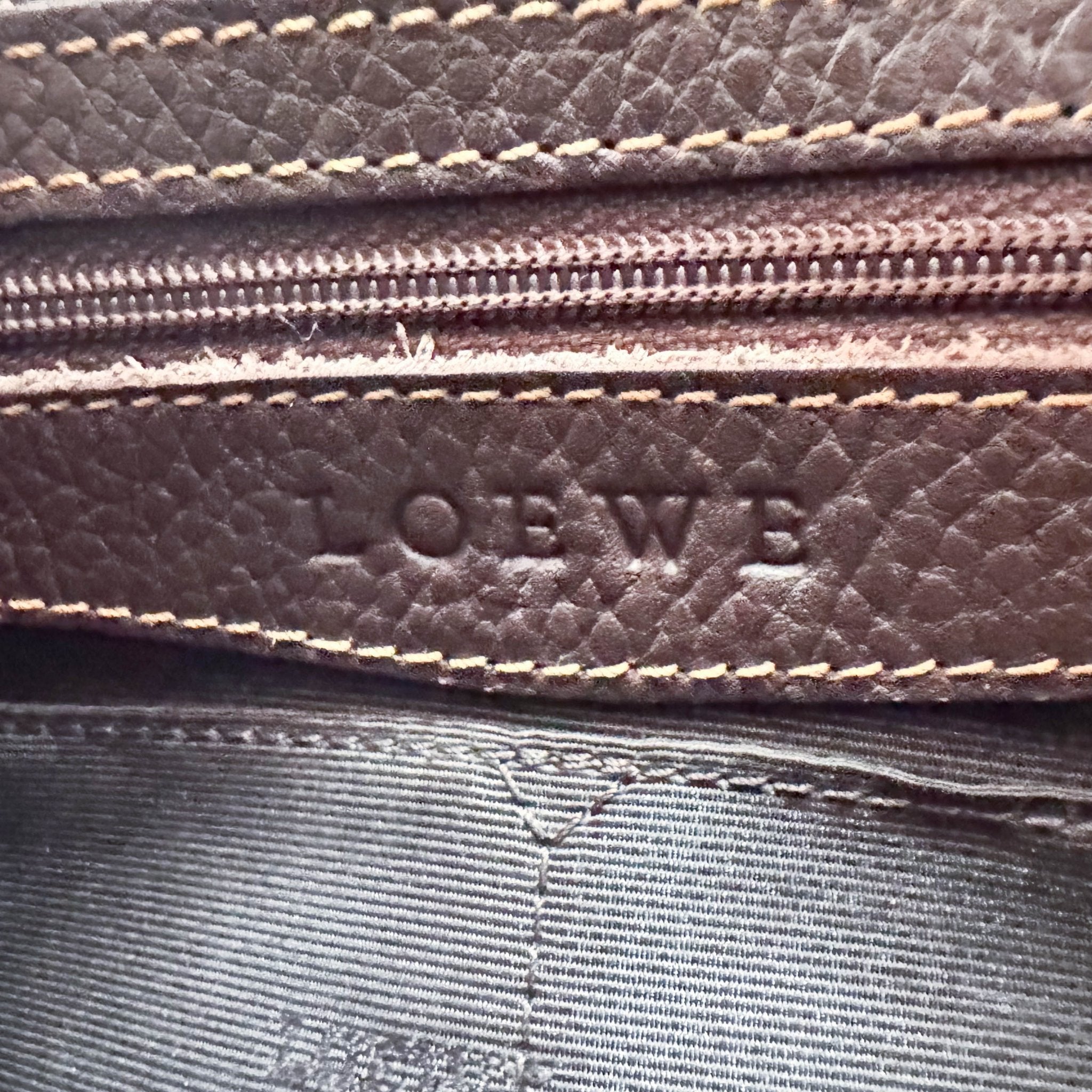 LOEWE Brown Leather Top Handle Bag, in , Sold by HIVE PRELOVED - Handle Bags, ,