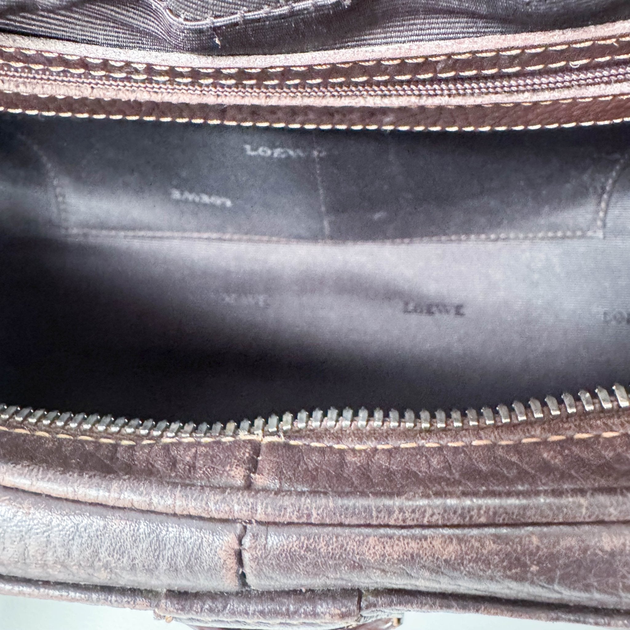 LOEWE Brown Leather Top Handle Bag, in , Sold by HIVE PRELOVED - Handle Bags, ,