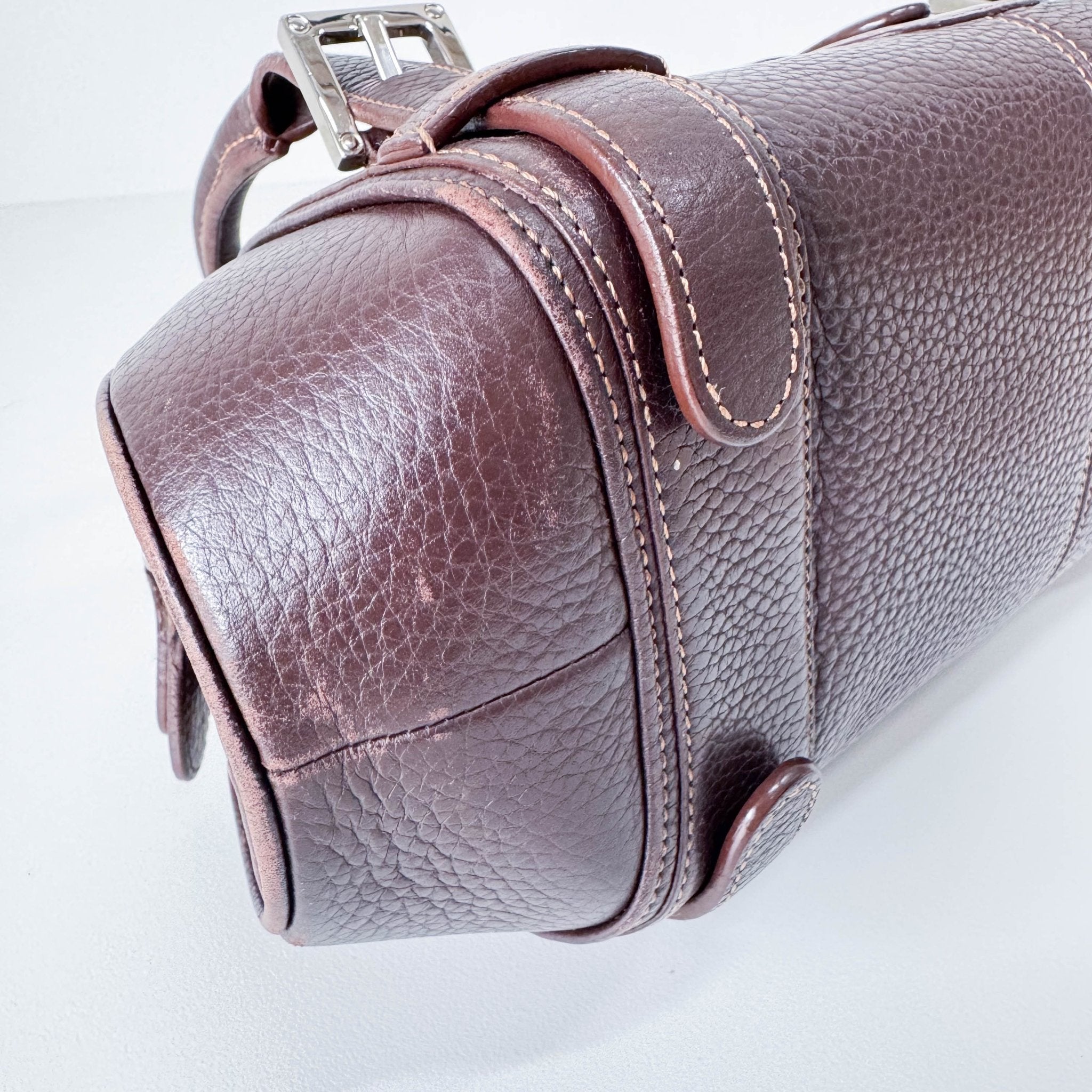 LOEWE Brown Leather Top Handle Bag, in , Sold by HIVE PRELOVED - Handle Bags, ,