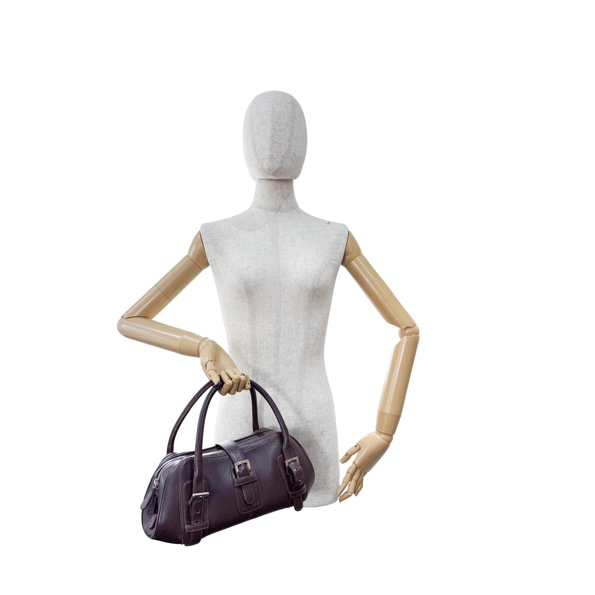 LOEWE Brown Leather Top Handle Bag, in , Sold by HIVE PRELOVED - Handle Bags, ,