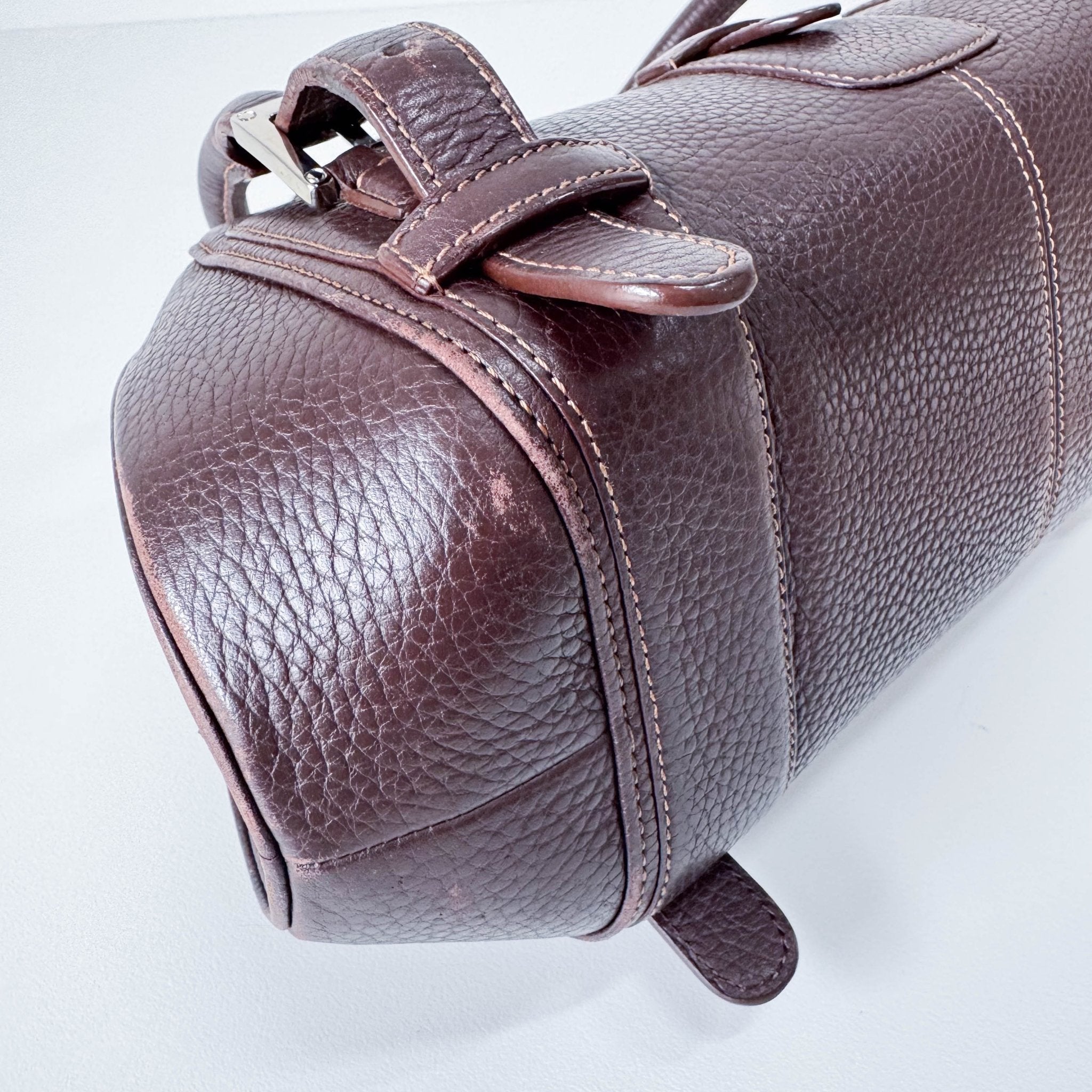 LOEWE Brown Leather Top Handle Bag, in , Sold by HIVE PRELOVED - Handle Bags, ,