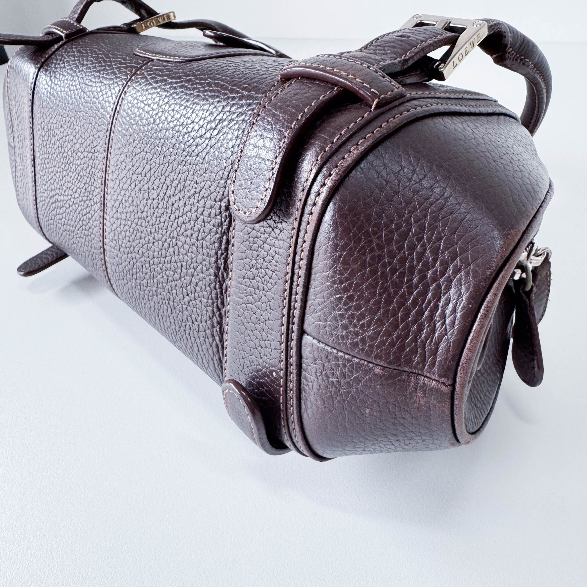 LOEWE Brown Leather Top Handle Bag, in , Sold by HIVE PRELOVED - Handle Bags, ,