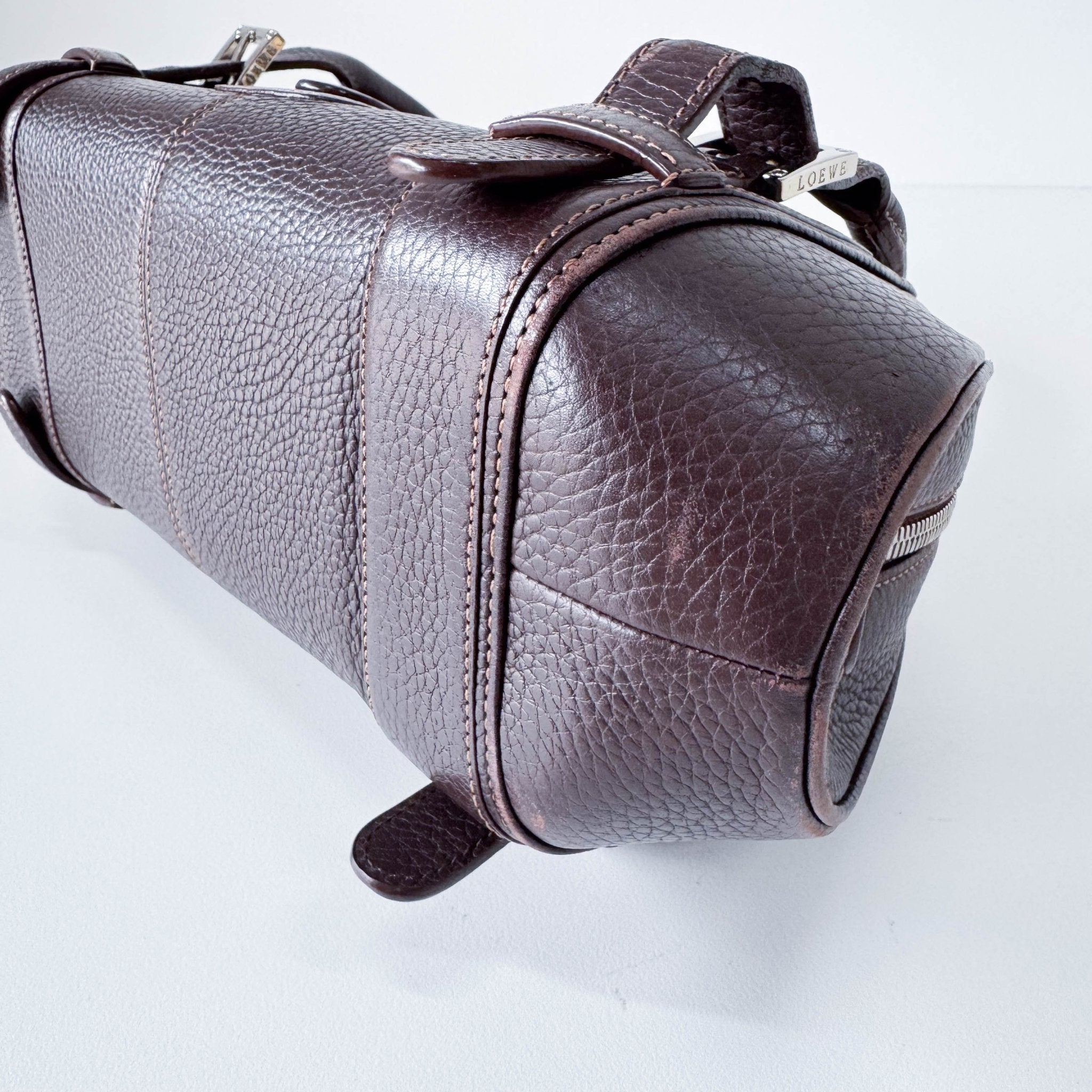 LOEWE Brown Leather Top Handle Bag, in , Sold by HIVE PRELOVED - Handle Bags, ,