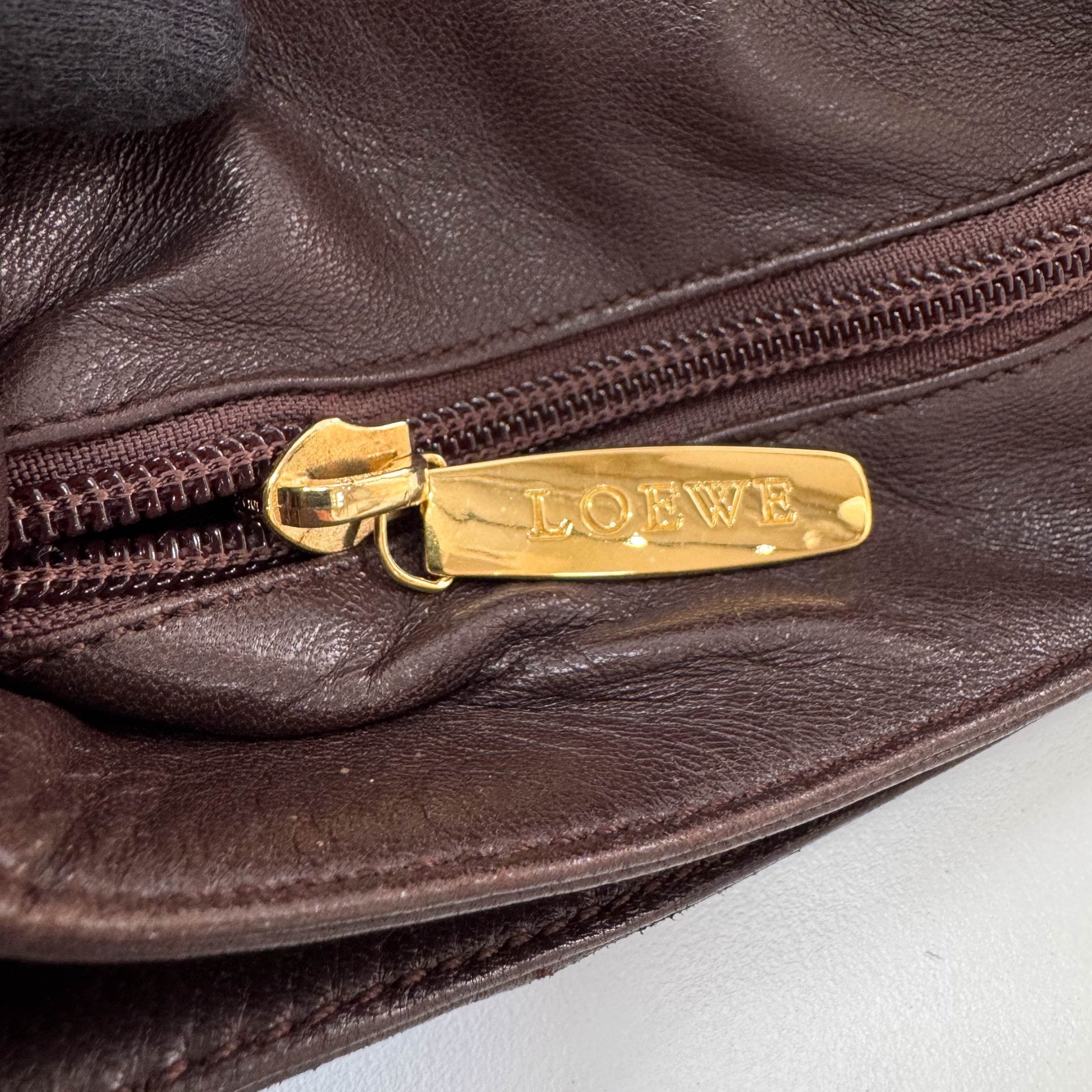 LOEWE Brown Nappa Leather Shoulder Bag, in , Sold by HIVE PRELOVED - Shoulder Bags, ,