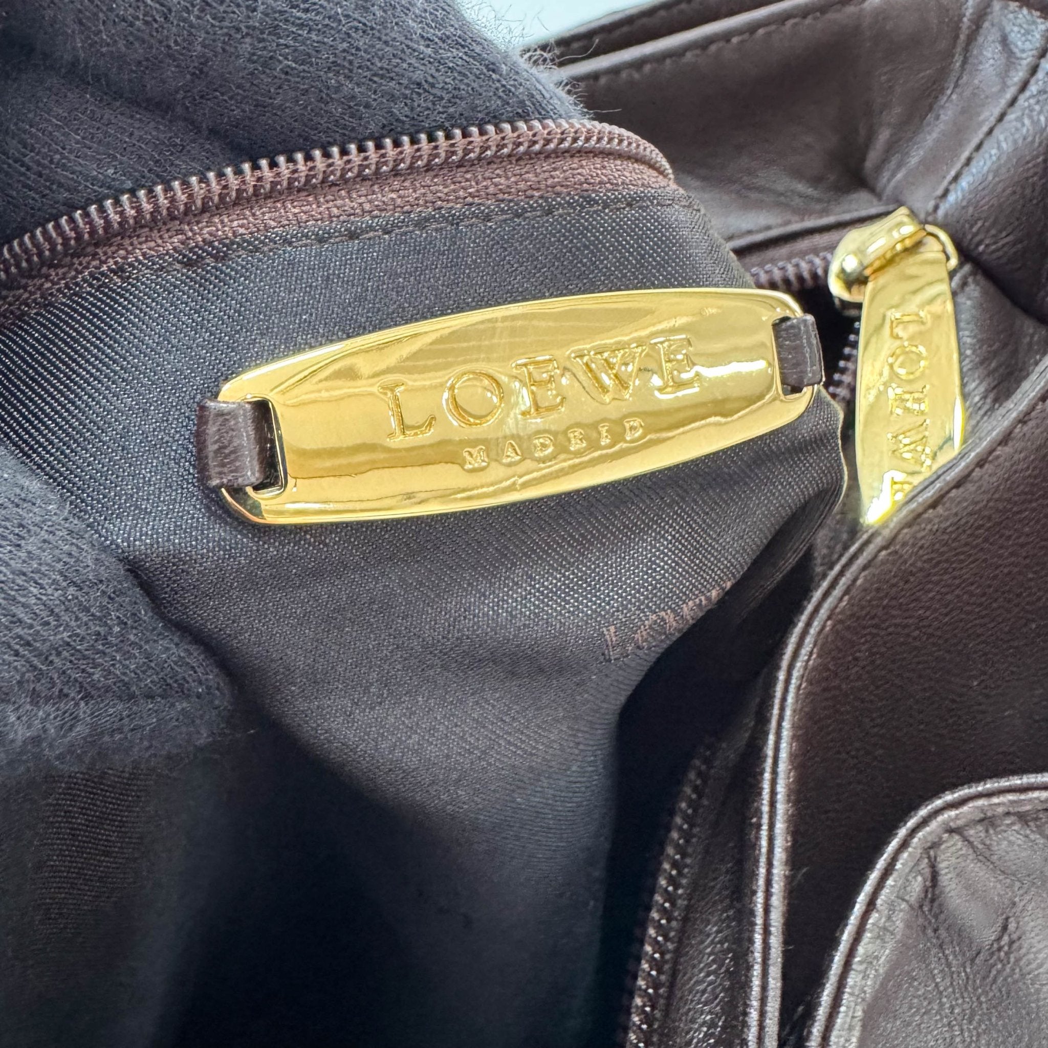 LOEWE Brown Nappa Leather Shoulder Bag, in , Sold by HIVE PRELOVED - Shoulder Bags, ,