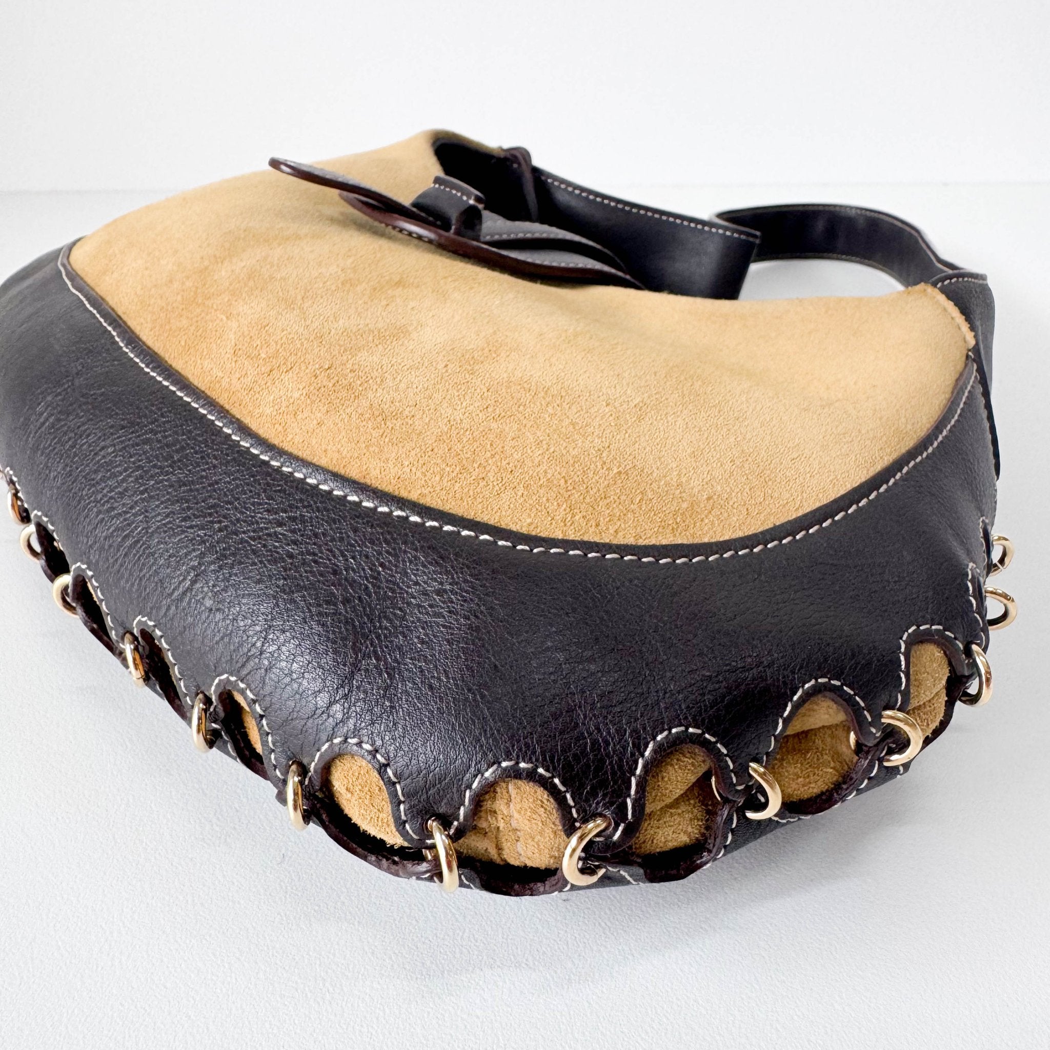 LOEWE Brown Suede Hobo Shoulder Bag, in , Sold by HIVE PRELOVED - Shoulder Bags, ,