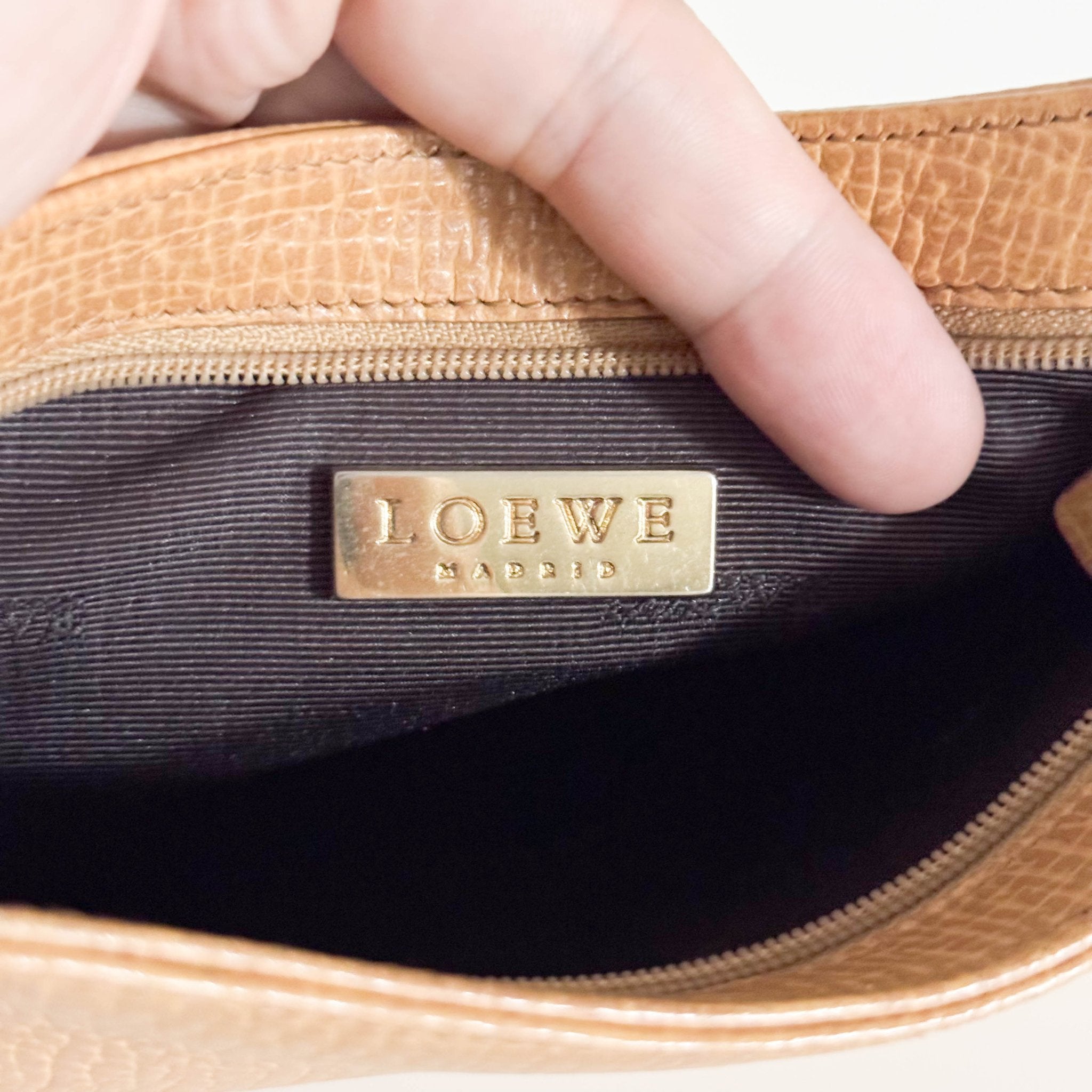 LOEWE Calfskin Leather Mini Pochette Pouch Shoulder Bag, in , Sold by HIVE PRELOVED - Mini bags, Shoulder Bags,