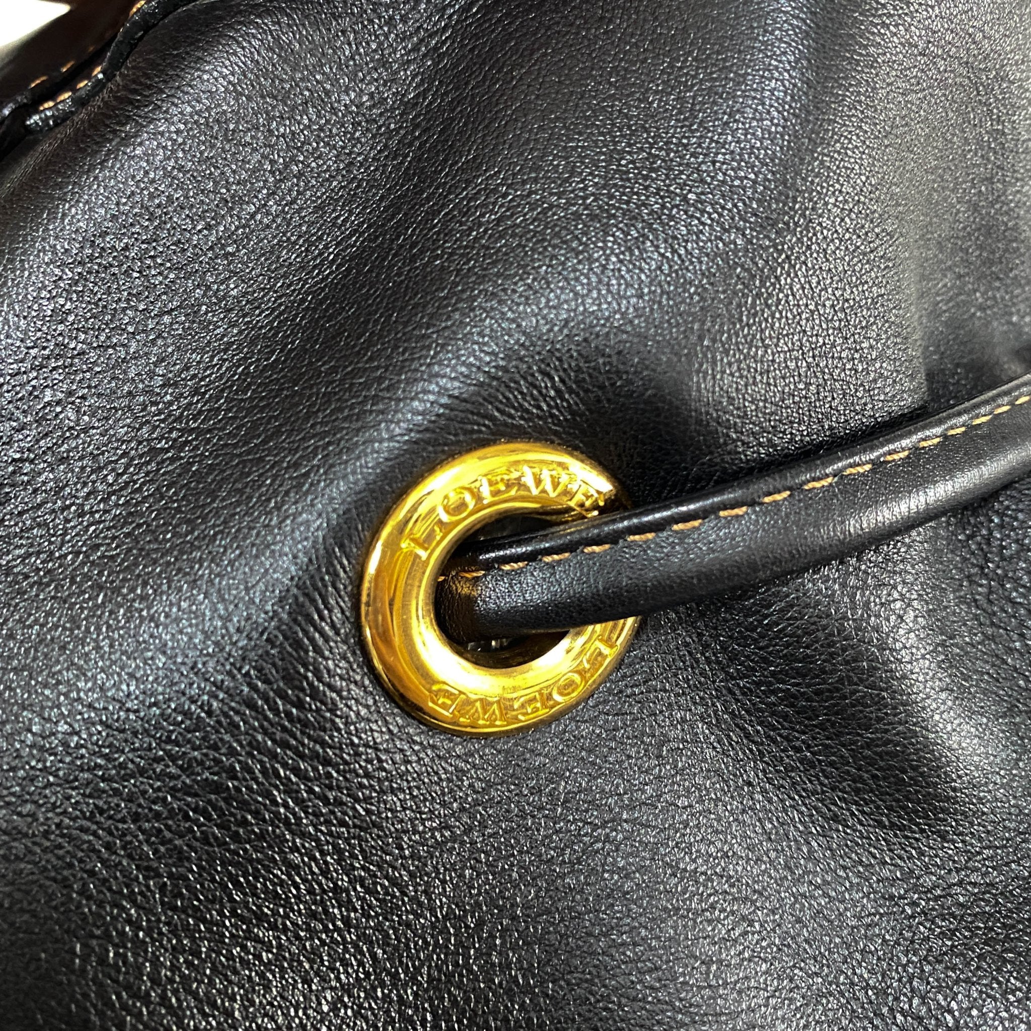 LOEWE Drawstring Leather Backpack, in , Sold by HIVE PRELOVED - Backpacks, ,