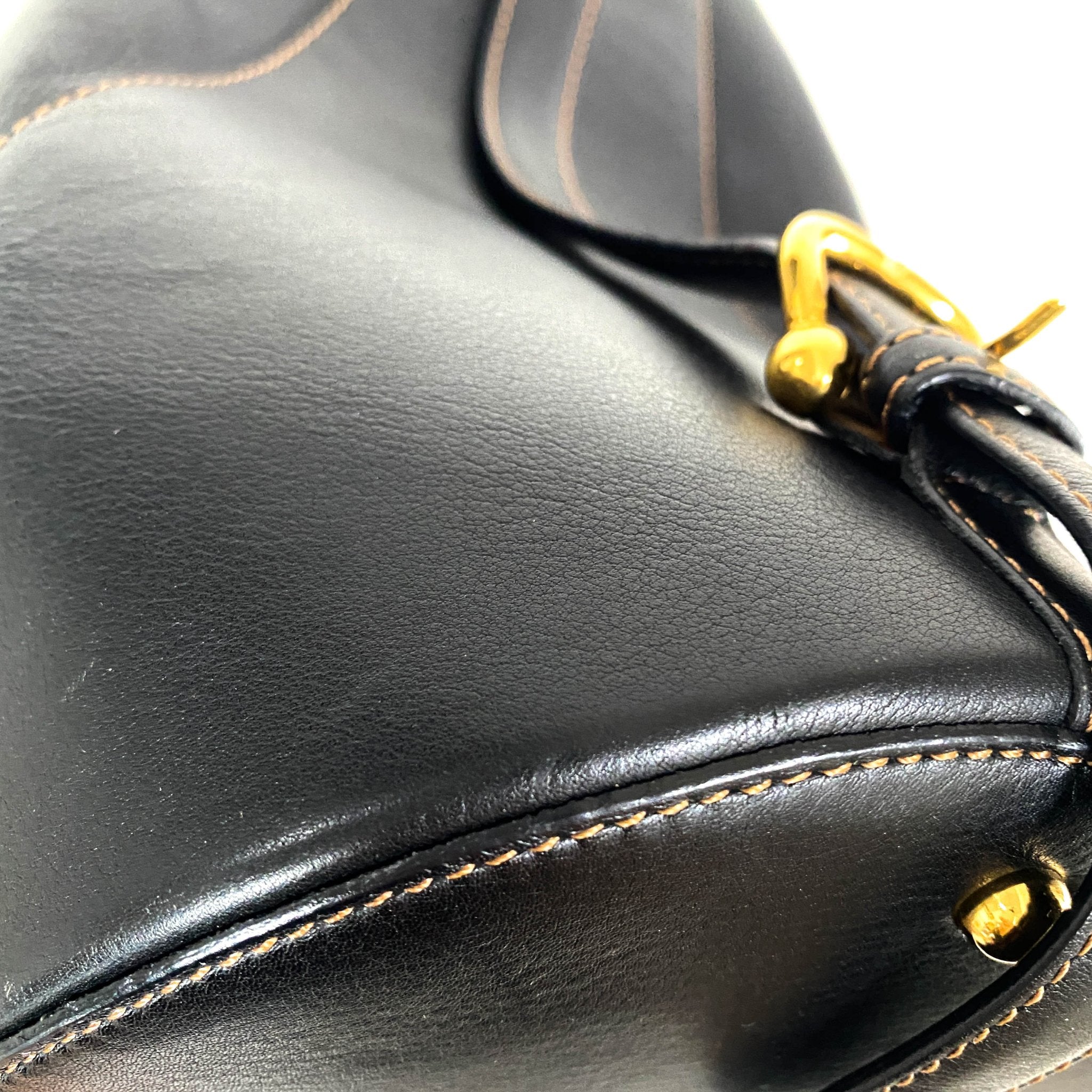 LOEWE Drawstring Leather Backpack, in , Sold by HIVE PRELOVED - Backpacks, ,
