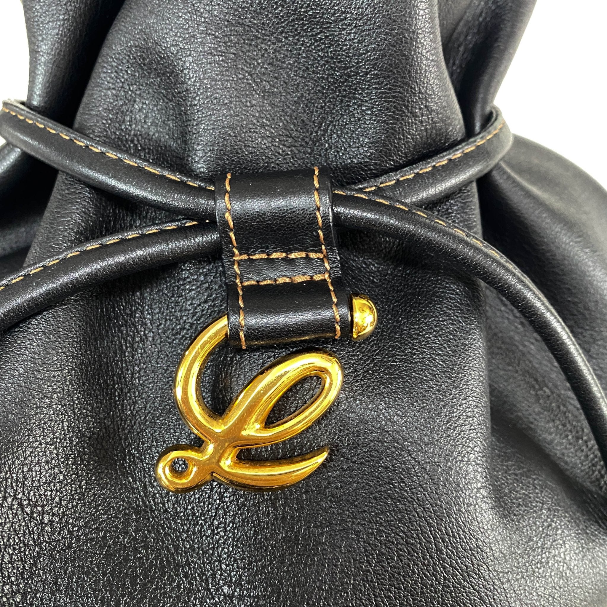 LOEWE Drawstring Leather Backpack, in , Sold by HIVE PRELOVED - Backpacks, ,