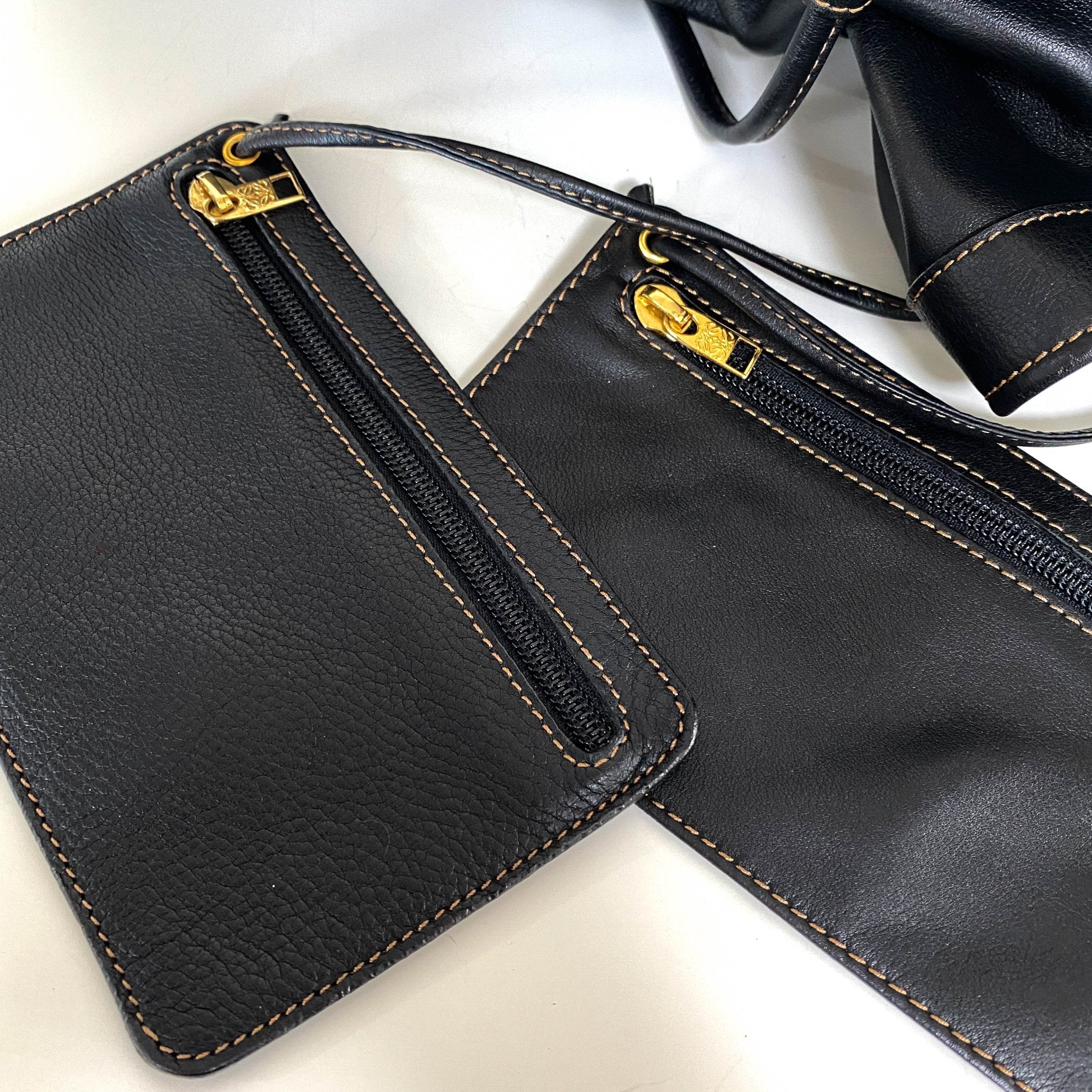 LOEWE Drawstring Leather Backpack, in , Sold by HIVE PRELOVED - Backpacks, ,