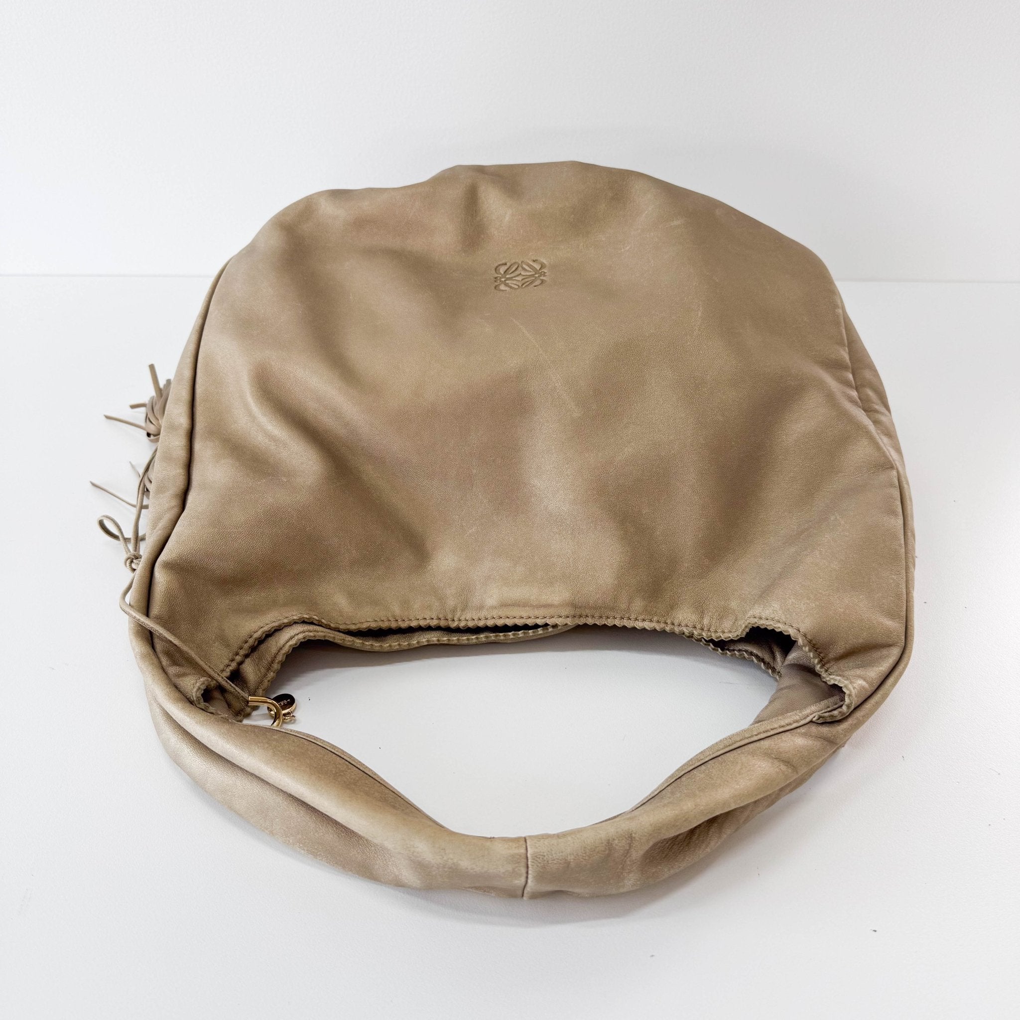 LOEWE Gold Nappa Leather Hobo Shoulder Bag, in , Sold by HIVE PRELOVED - Shoulder Bags, ,