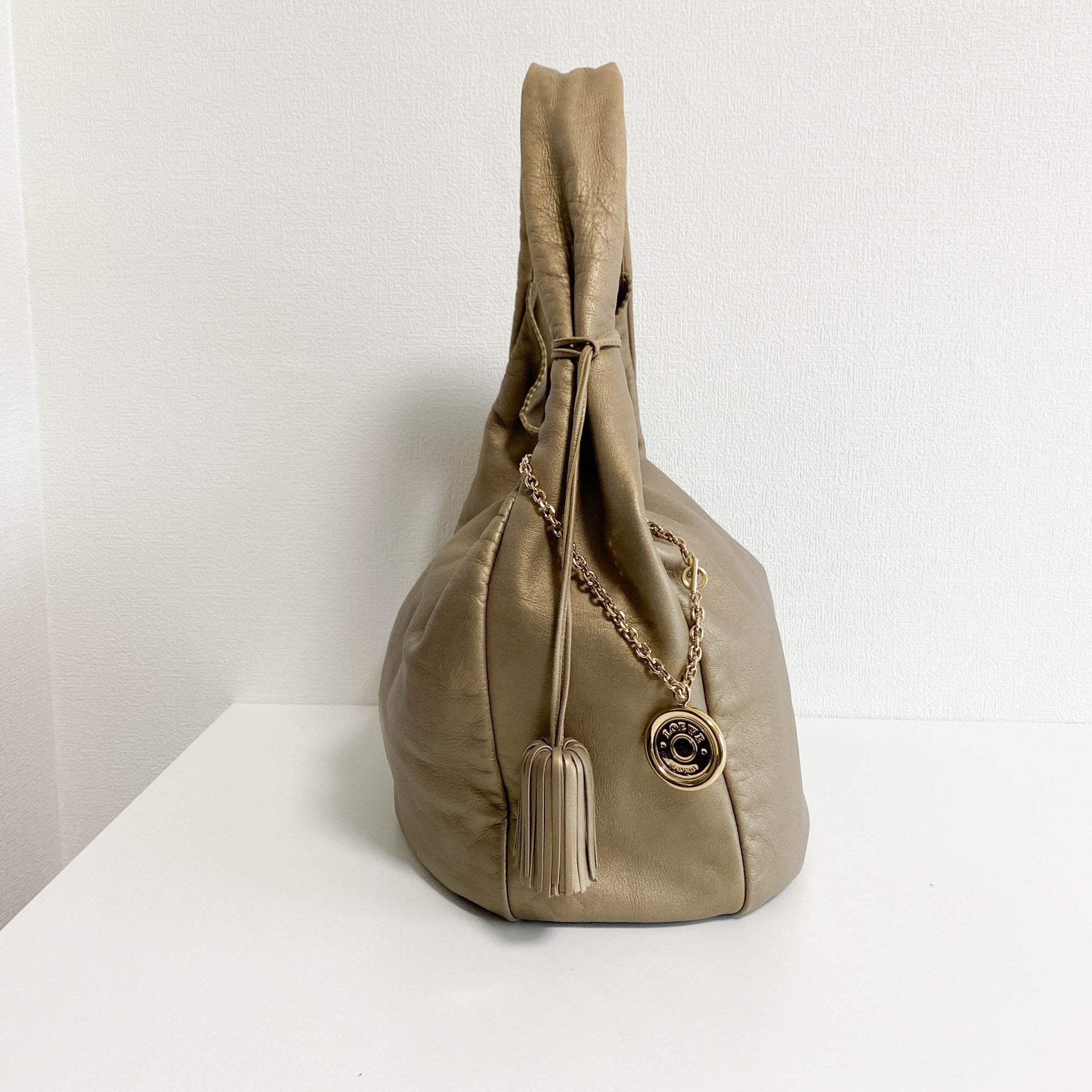 LOEWE Gold Nappa Leather Hobo Shoulder Bag, in , Sold by HIVE PRELOVED - Shoulder Bags, ,