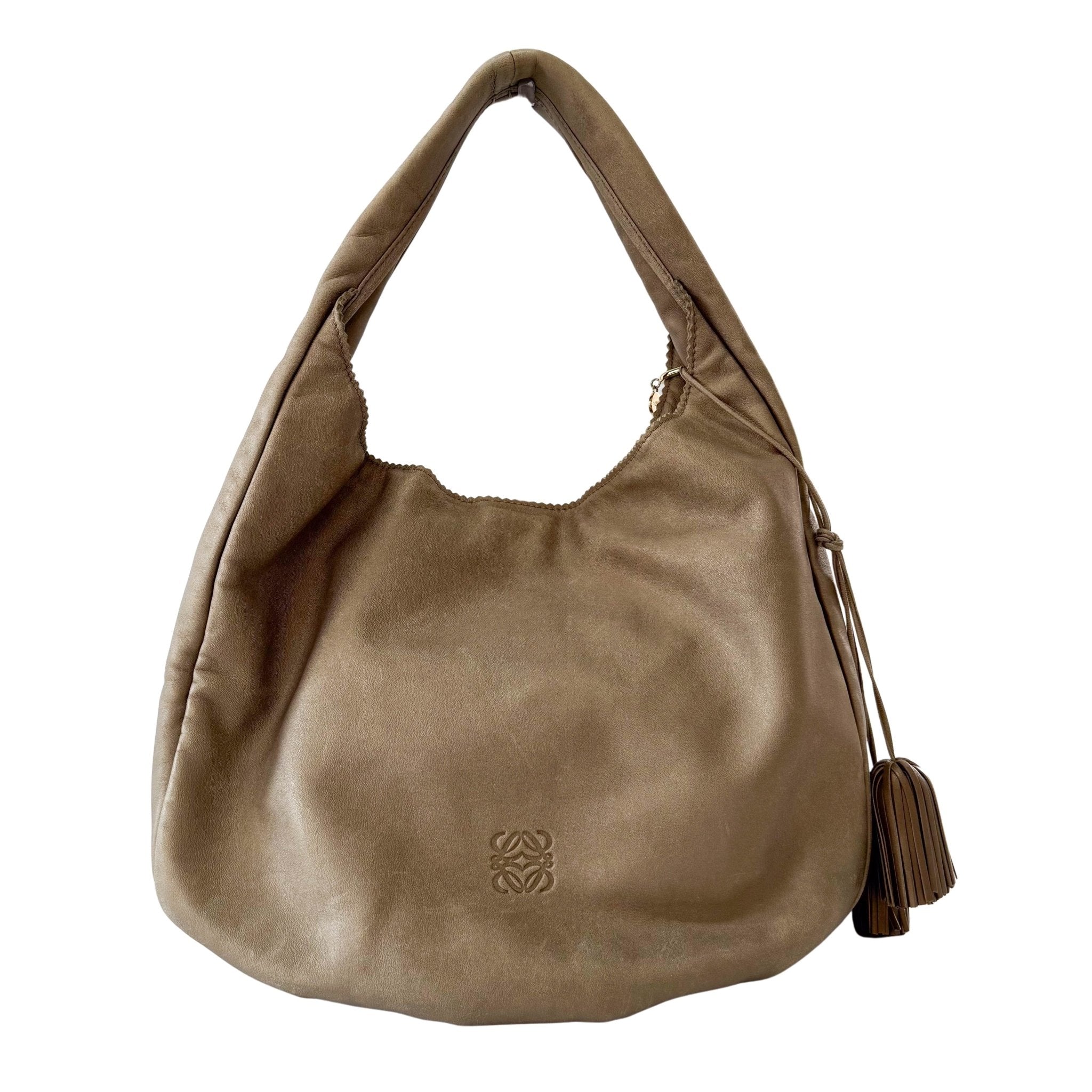 LOEWE Gold Nappa Leather Hobo Shoulder Bag, in , Sold by HIVE PRELOVED - Shoulder Bags, ,