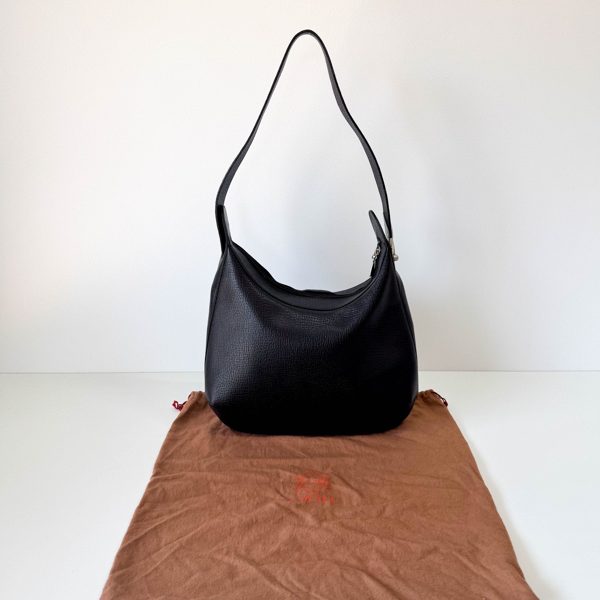 LOEWE Hobo Leather Black Shoulder Bag, in , Sold by HIVE PRELOVED - Shoulder Bags, ,