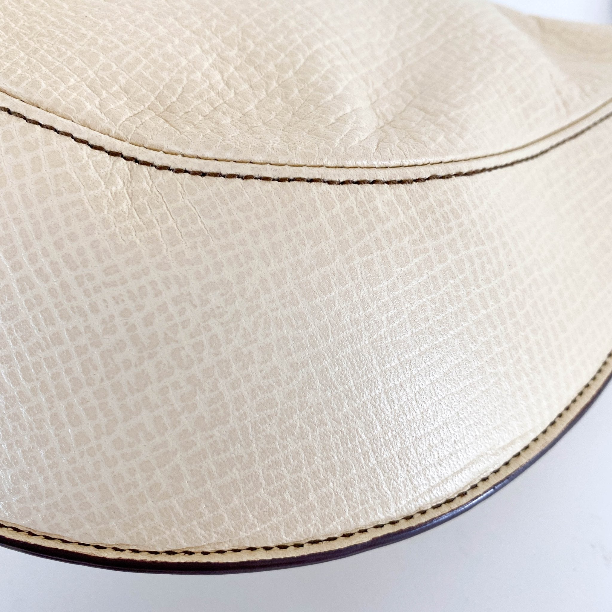 LOEWE Ivory Leather Crescent Shoulder Bag, in , Sold by HIVE PRELOVED - Shoulder Bags, ,