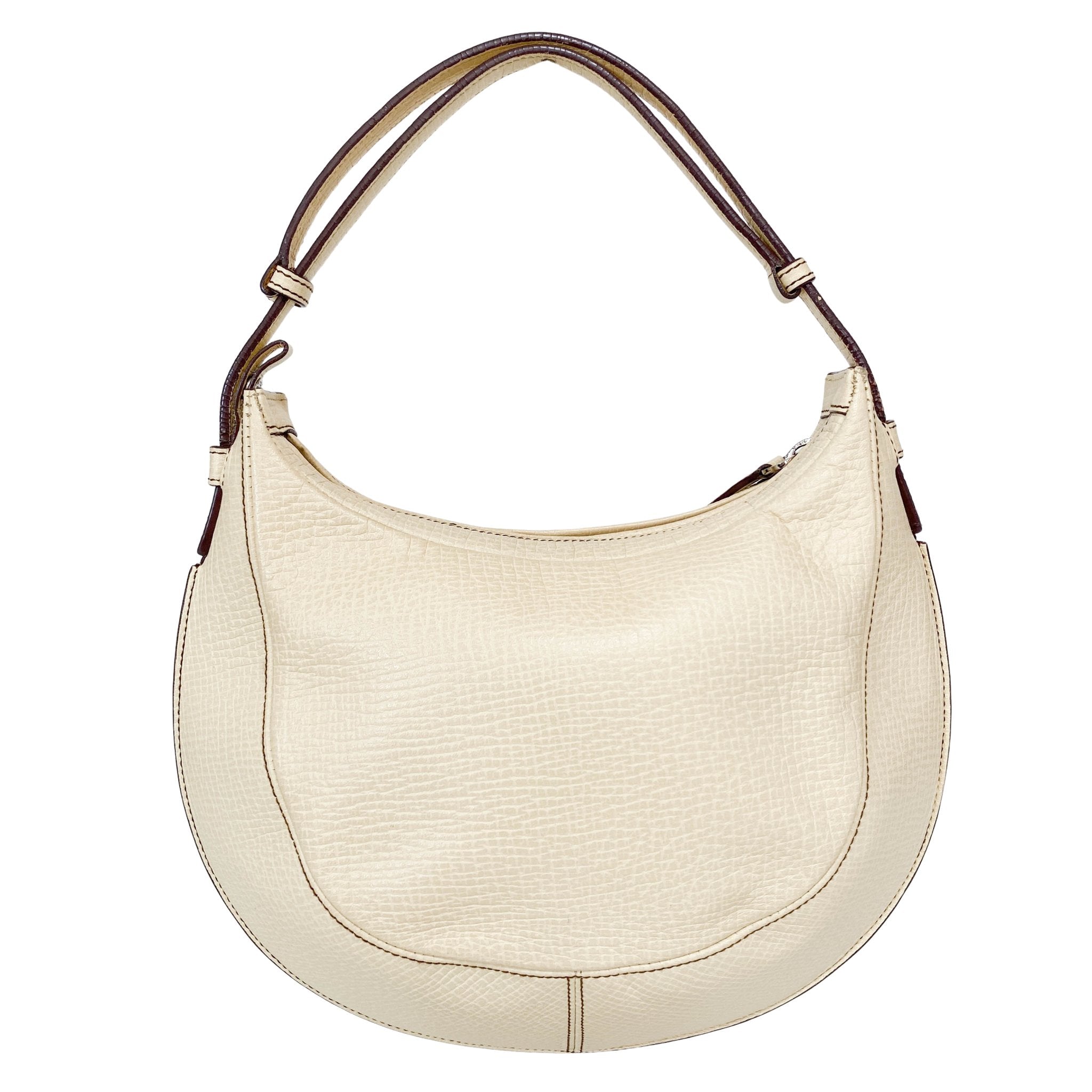 LOEWE Ivory Leather Crescent Shoulder Bag, in , Sold by HIVE PRELOVED - Shoulder Bags, ,