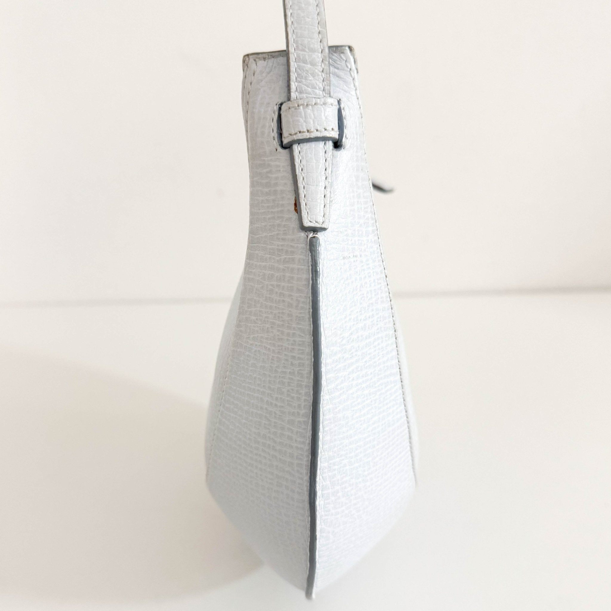 LOEWE Leather Half Moon Shoulder Bag Ice Blue, in , Sold by HIVE PRELOVED - Shoulder Bags, ,