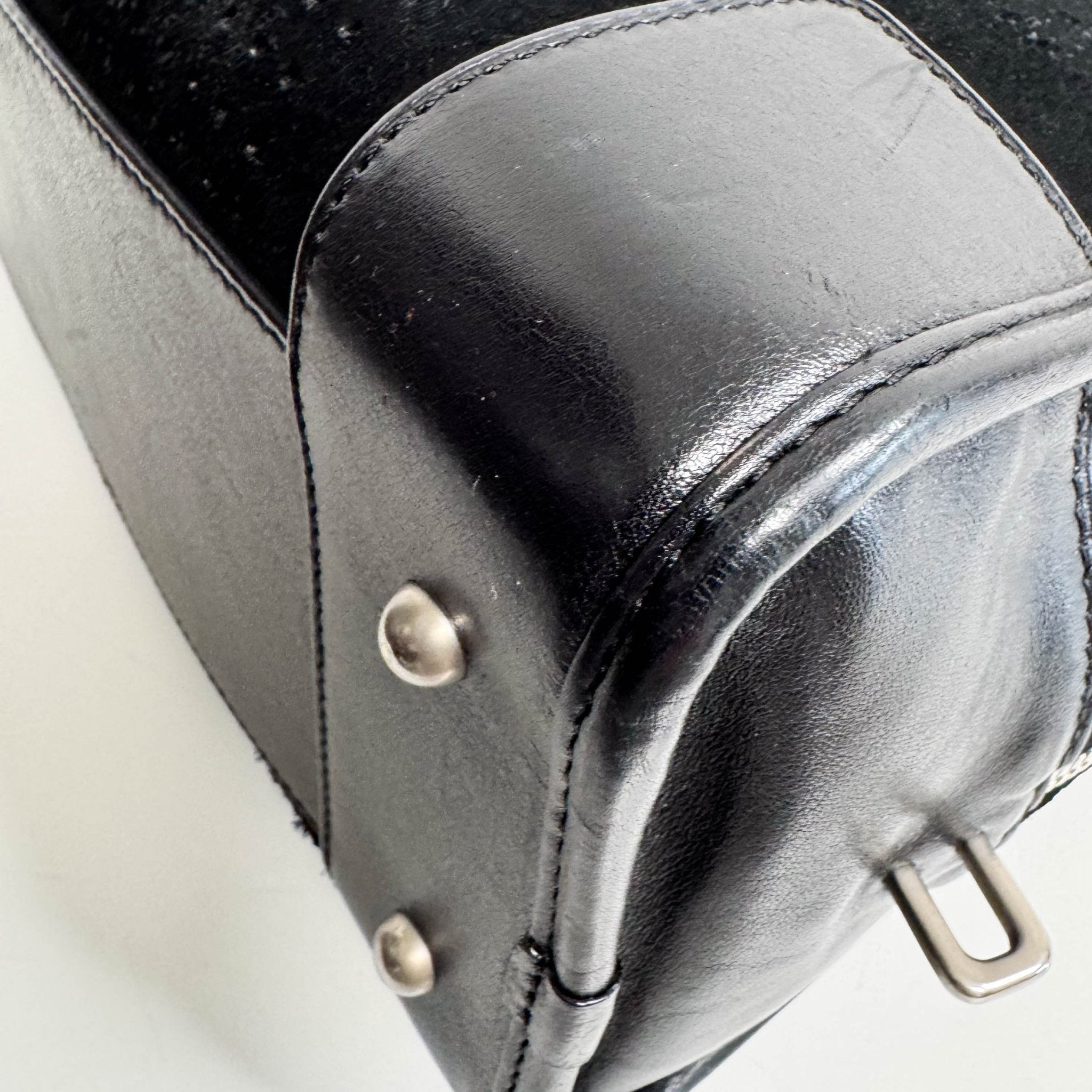 LOEWE Loewe Amazona 28 Black Suede Boston Bag, in , Sold by HIVE PRELOVED - Handle Bags, ,