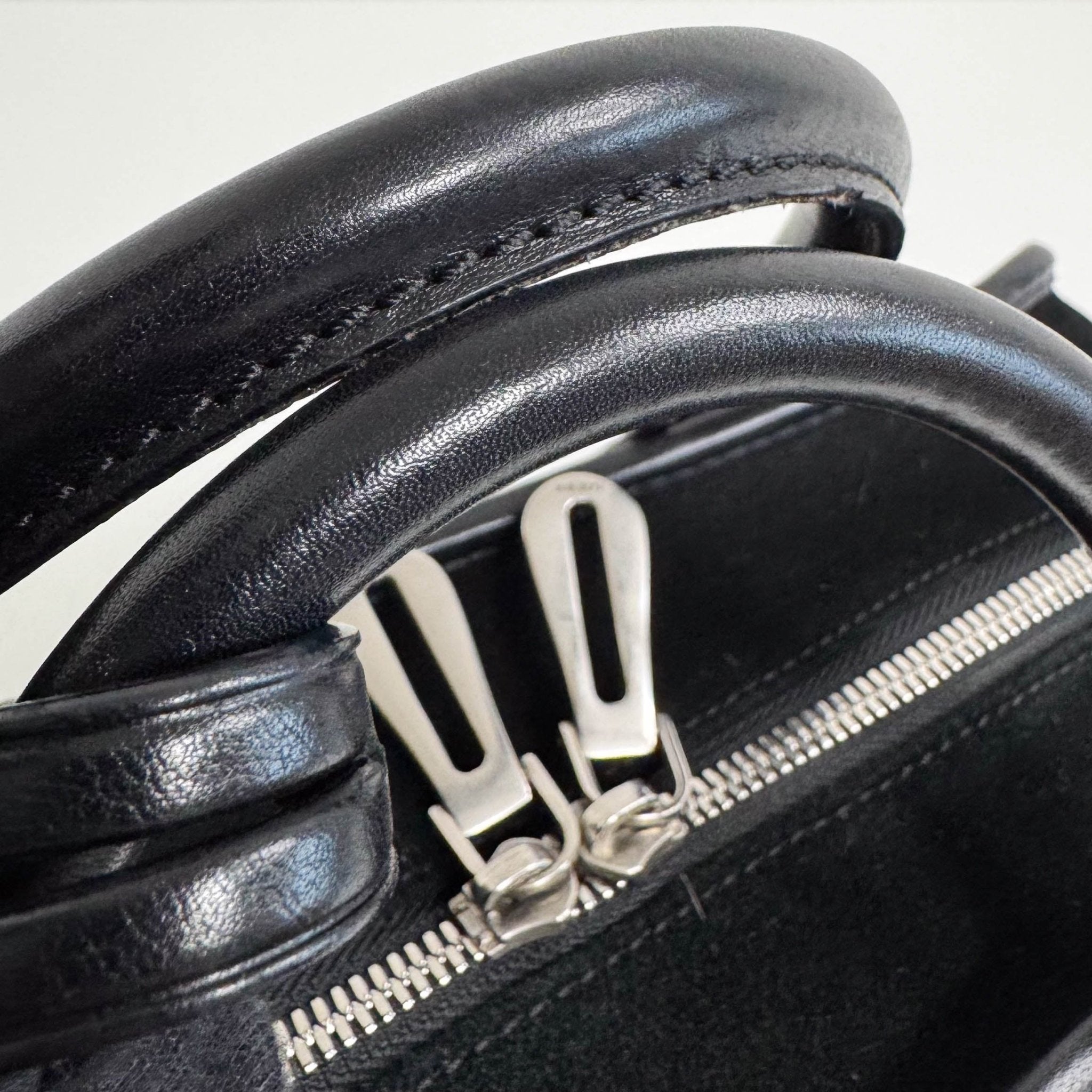 LOEWE Loewe Amazona 28 Black Suede Boston Bag, in , Sold by HIVE PRELOVED - Handle Bags, ,