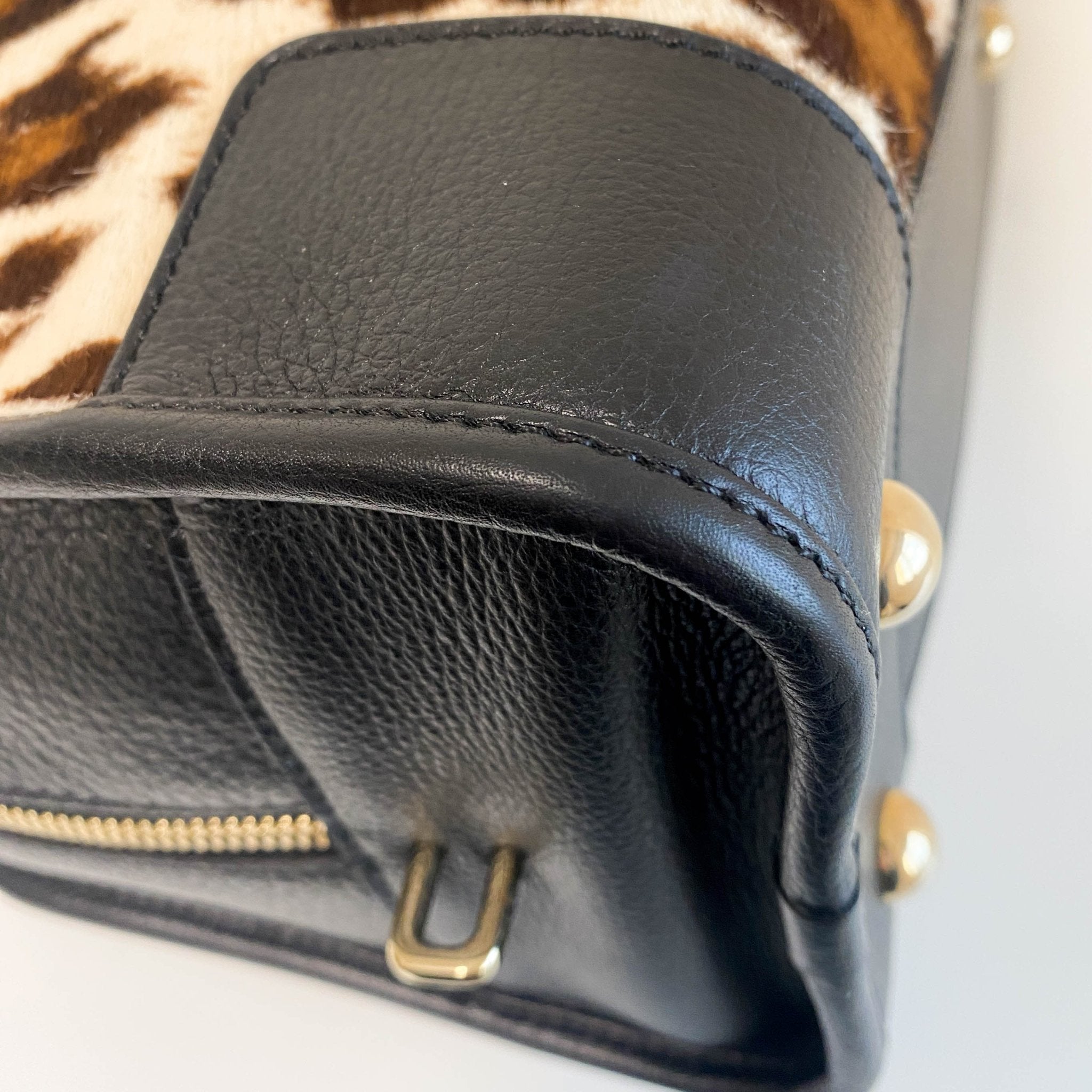 LOEWE Loewe Amazona 36 Leopard Print Pony Hair Handbag, in , Sold by HIVE PRELOVED - Handle Bags, ,