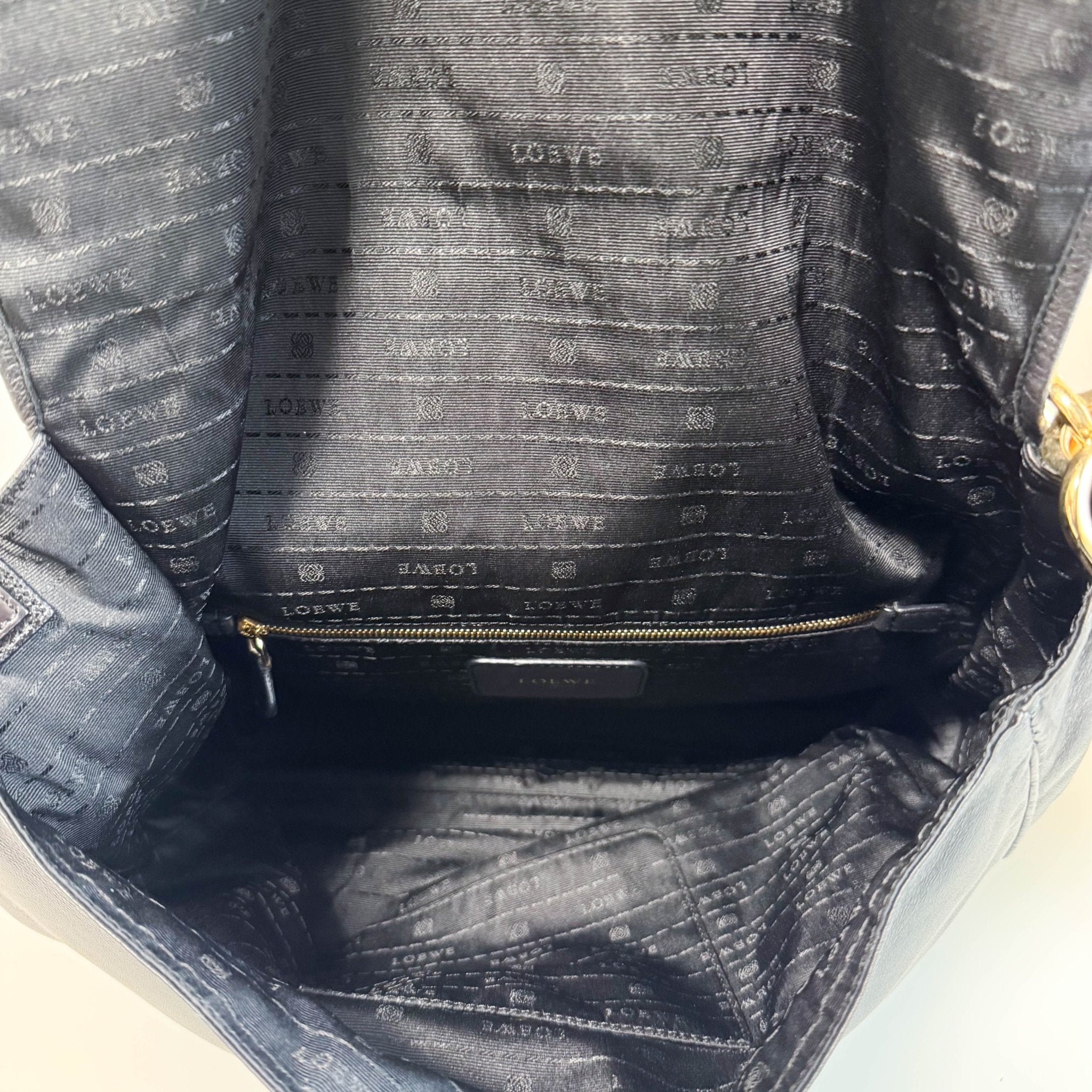 LOEWE Loewe Anagram Crossbody Bag Black Leather, in , Sold by HIVE PRELOVED - Crossbody bags, ,