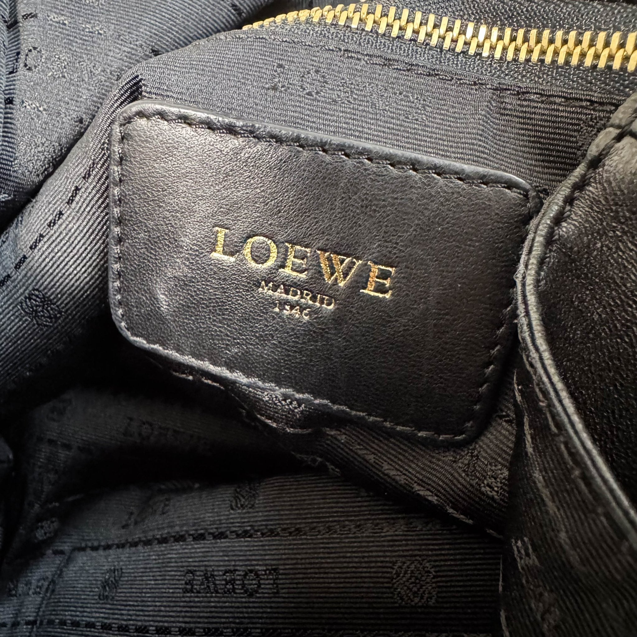 LOEWE Loewe Anagram Crossbody Bag Black Leather, in , Sold by HIVE PRELOVED - Crossbody bags, ,