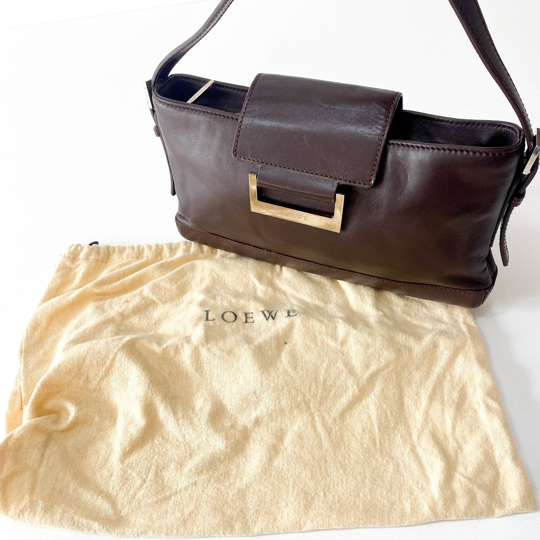 LOEWE Loewe Mini Brown Handbag, in , Sold by HIVE PRELOVED - Handle Bags, ,