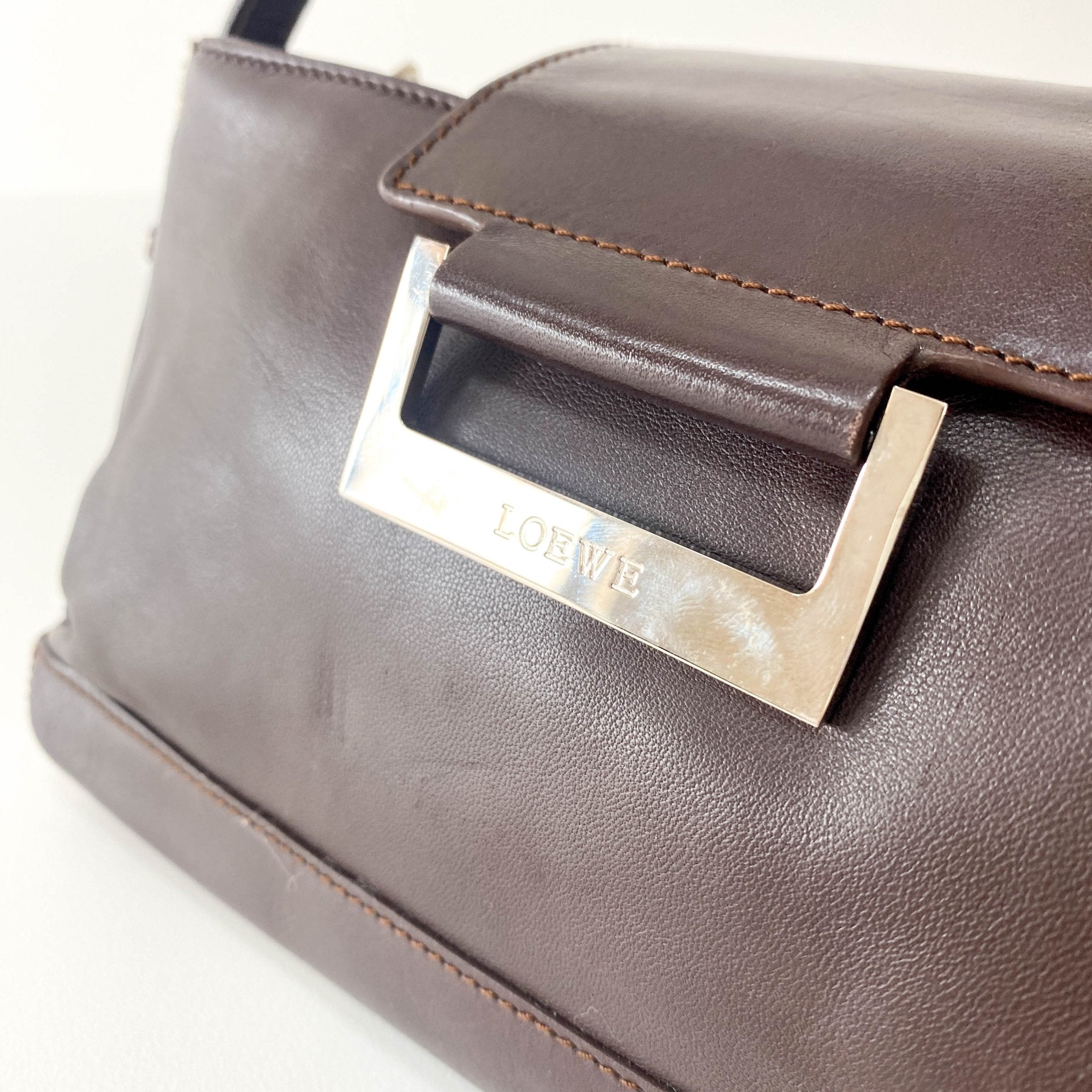 LOEWE Loewe Mini Brown Handbag, in , Sold by HIVE PRELOVED - Handle Bags, ,