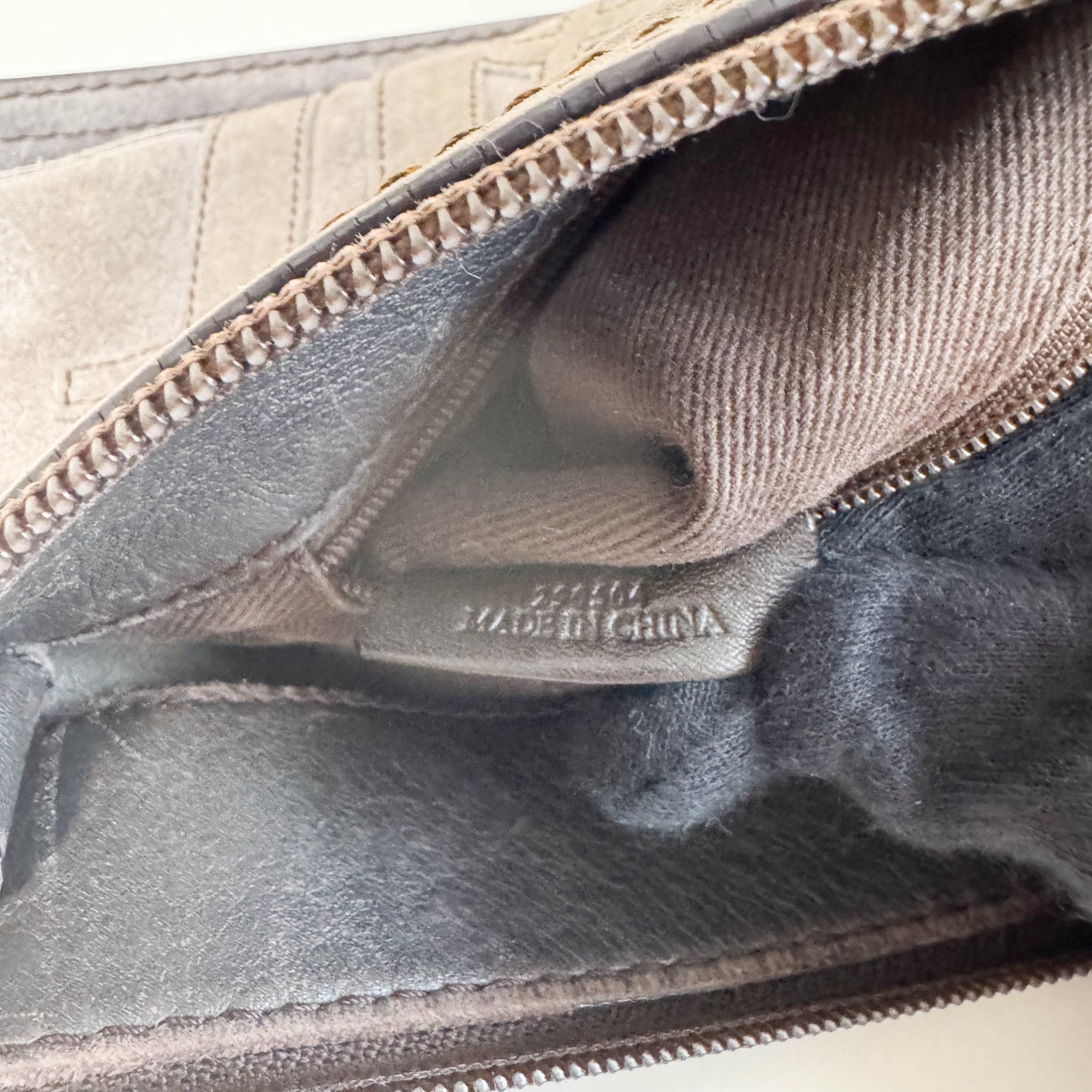 LOEWE Logo & Anagram Patch Grey Suede Shoulder Bag, in , Sold by HIVE PRELOVED - Shoulder Bags, ,
