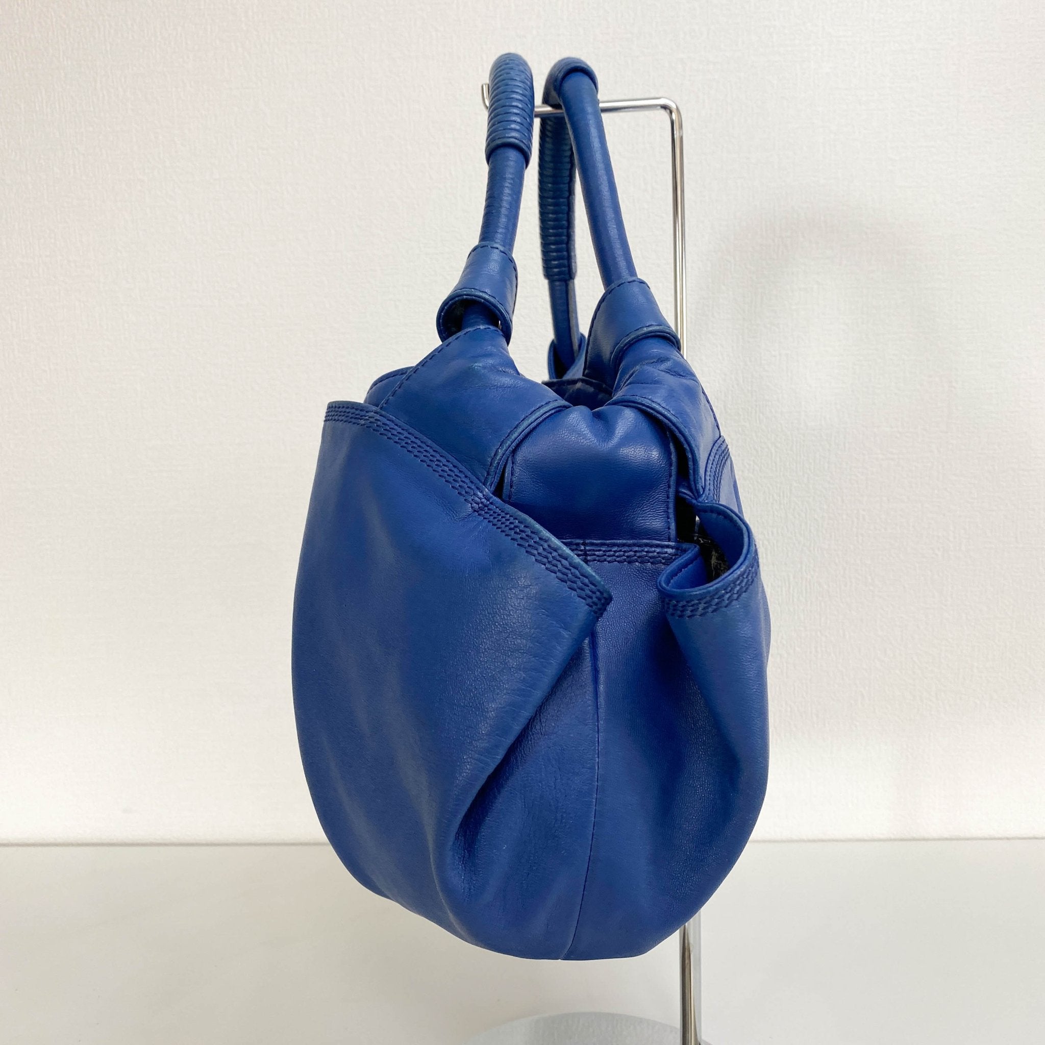 LOEWE Nappa Aire Anagram Blue Leather Handbag, in , Sold by HIVE PRELOVED - Handle Bags, Shoulder Bags,