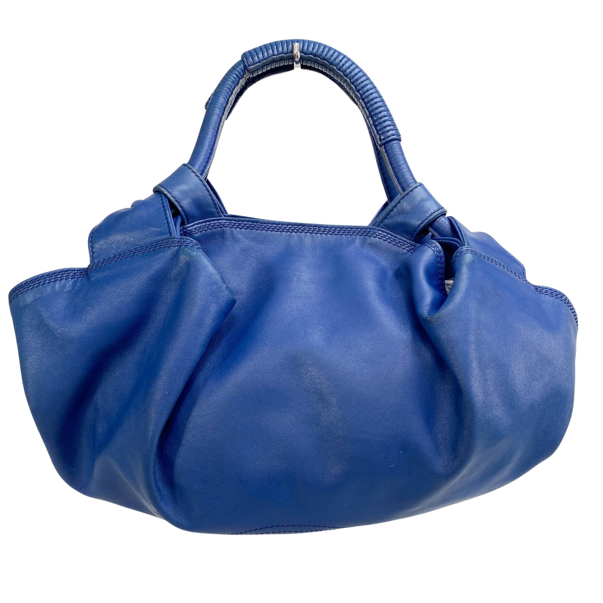 LOEWE Nappa Aire Anagram Blue Leather Handbag, in , Sold by HIVE PRELOVED - Handle Bags, Shoulder Bags,