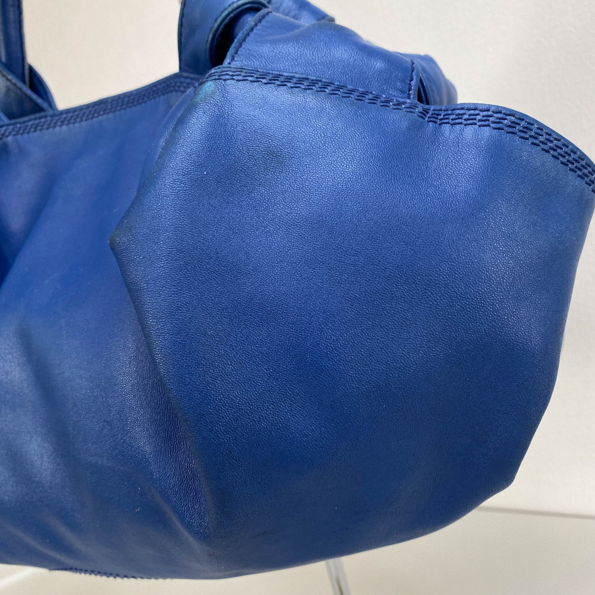 LOEWE Nappa Aire Anagram Blue Leather Handbag, in , Sold by HIVE PRELOVED - Handle Bags, Shoulder Bags,