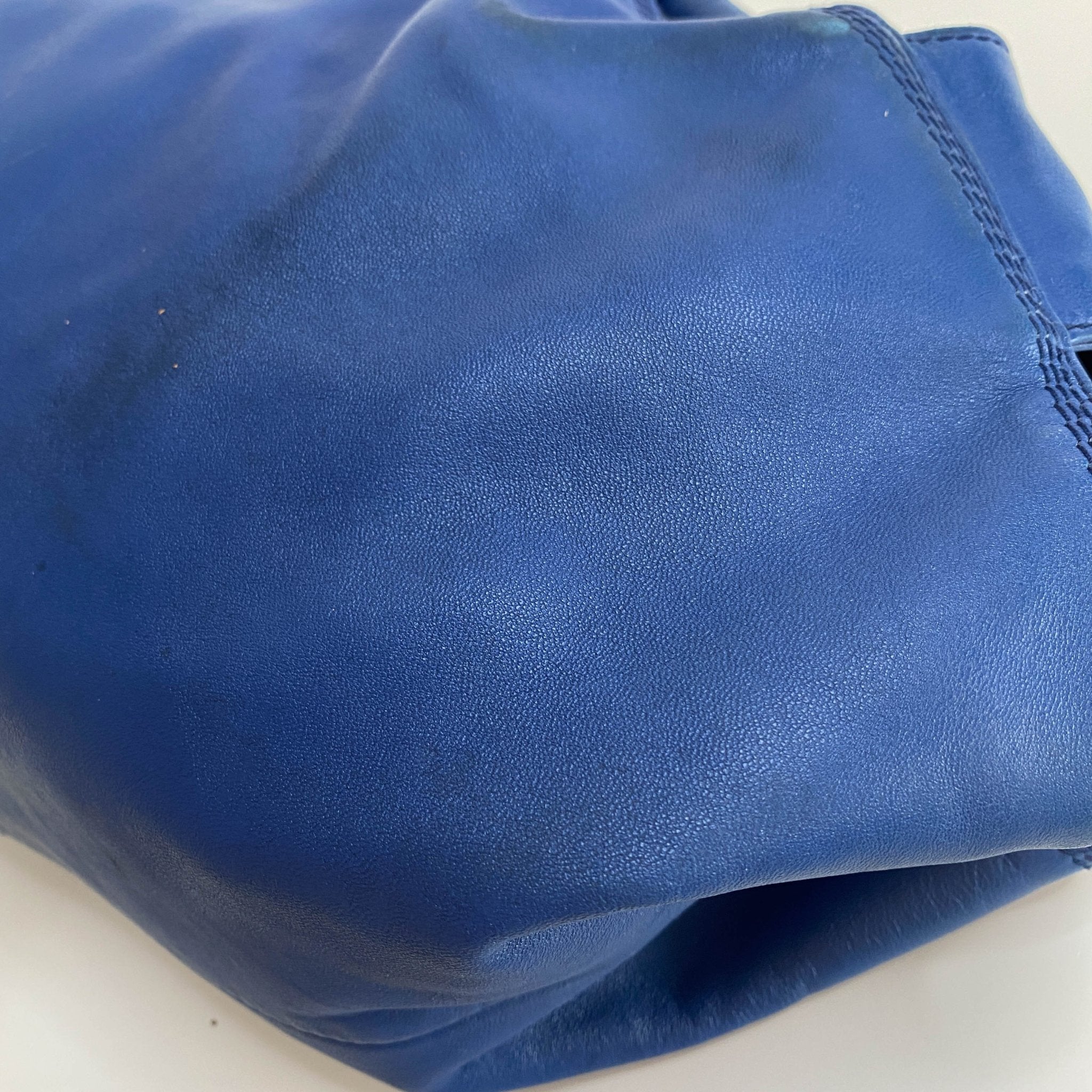 LOEWE Nappa Aire Anagram Blue Leather Handbag, in , Sold by HIVE PRELOVED - Handle Bags, Shoulder Bags,