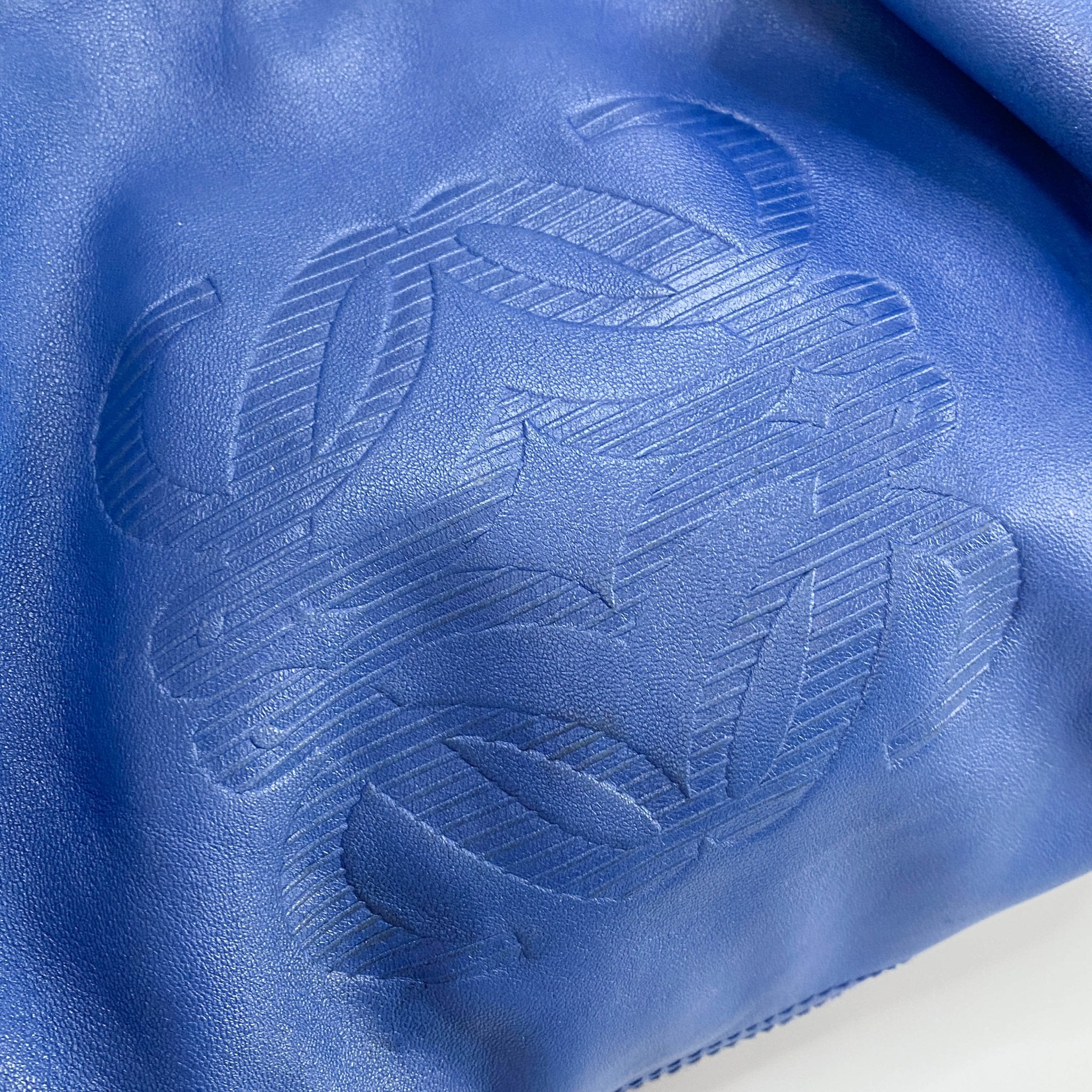 LOEWE Nappa Aire Anagram Blue Leather Handbag, in , Sold by HIVE PRELOVED - Handle Bags, Shoulder Bags,