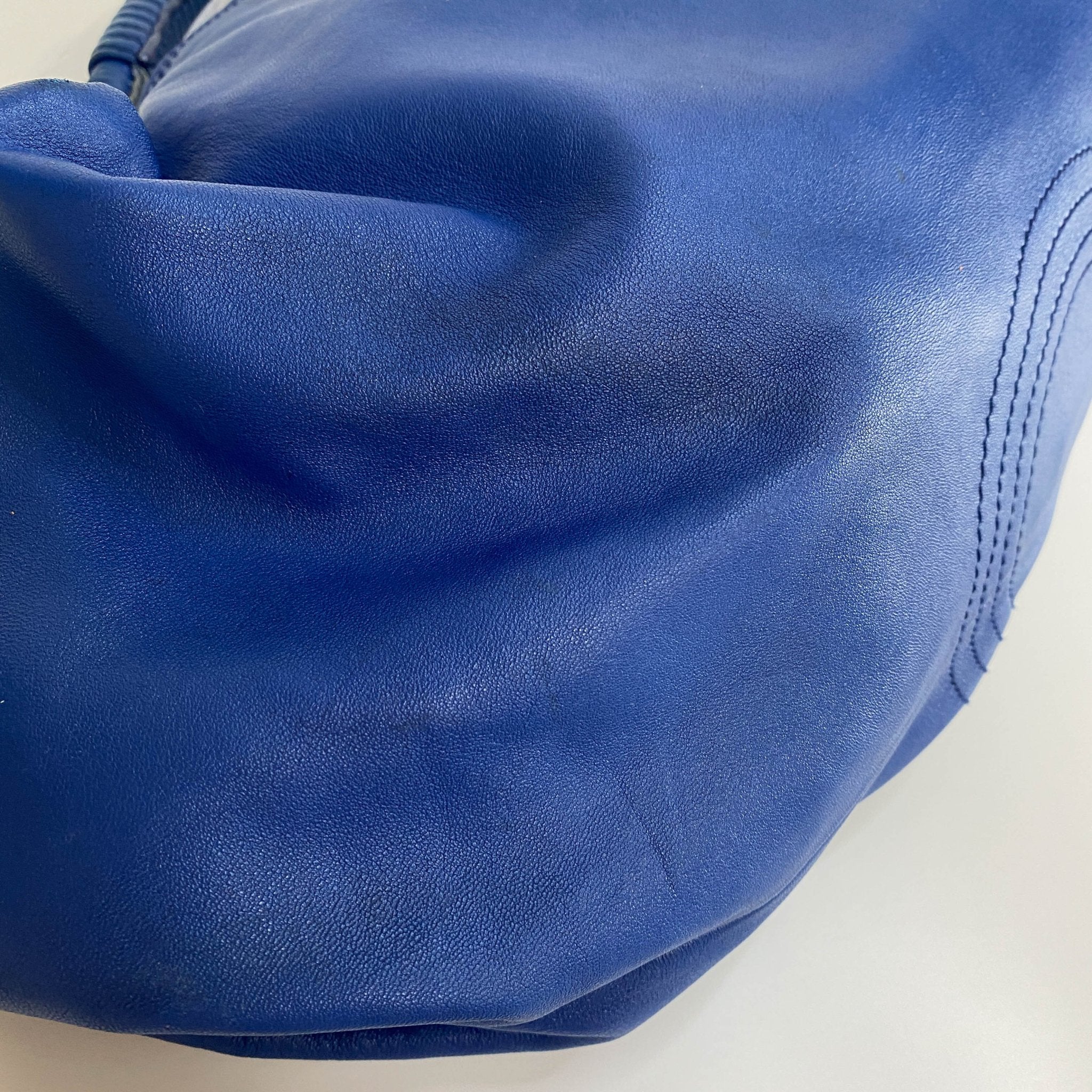 LOEWE Nappa Aire Anagram Blue Leather Handbag, in , Sold by HIVE PRELOVED - Handle Bags, Shoulder Bags,