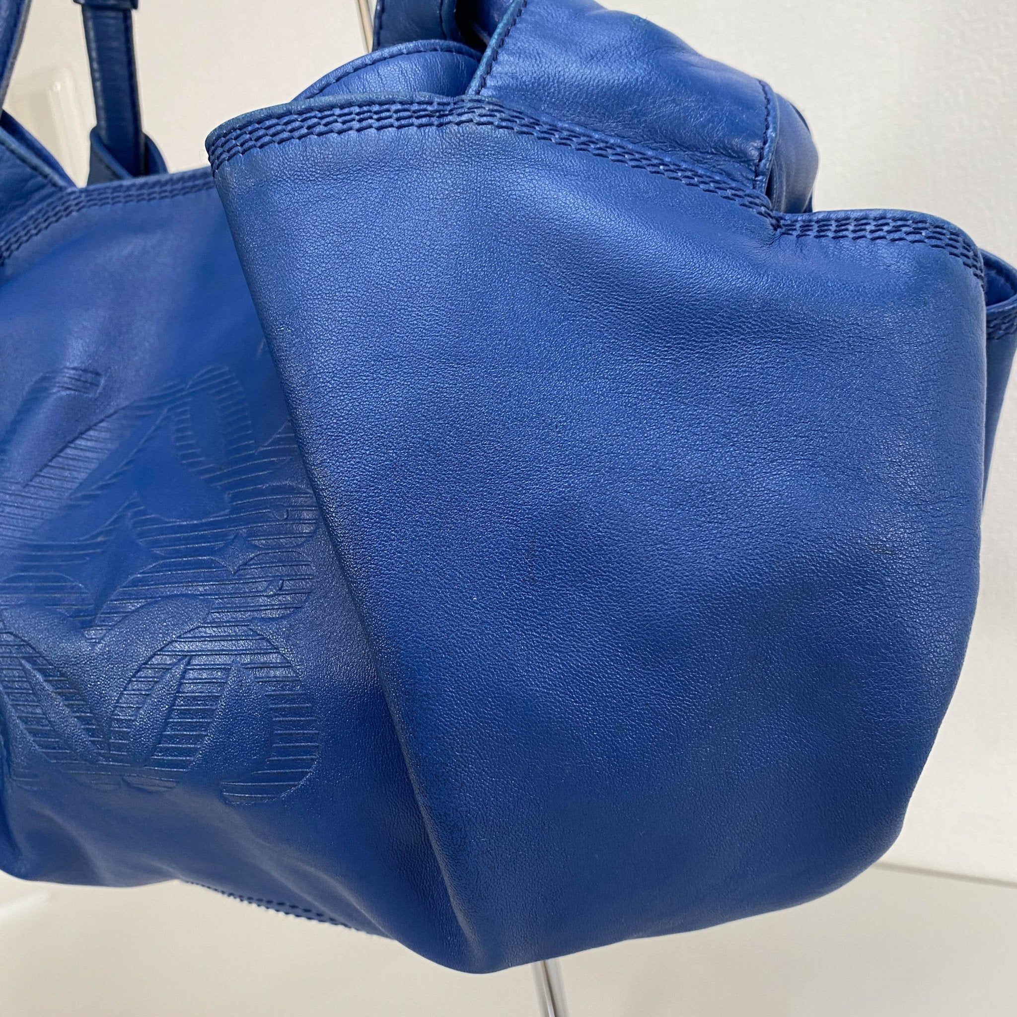 LOEWE Nappa Aire Anagram Blue Leather Handbag, in , Sold by HIVE PRELOVED - Handle Bags, Shoulder Bags,