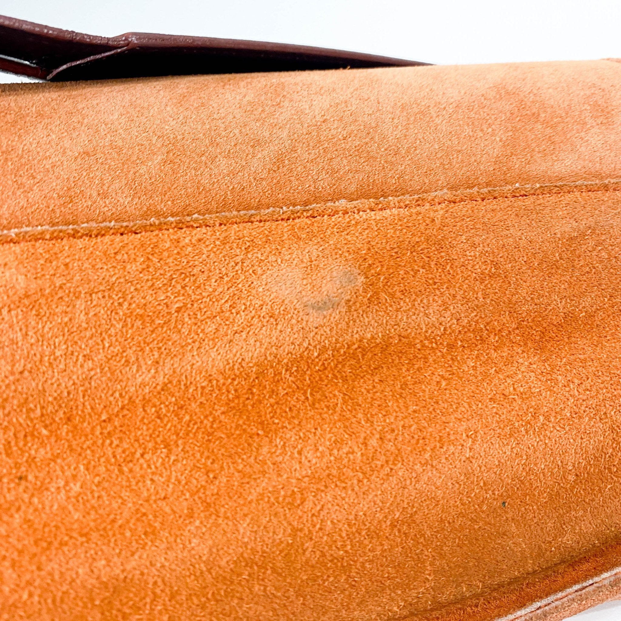 LOEWE Orange Suede Shoulder Bag, in , Sold by HIVE PRELOVED - Shoulder Bags, ,