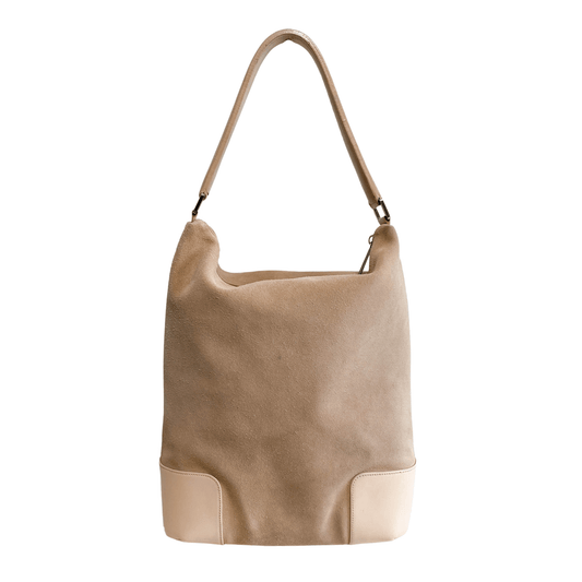 LOEWE Pink Anagram Hobo Suede Shoulder Bag Tote, in , Sold by HIVE PRELOVED - Totes, ,