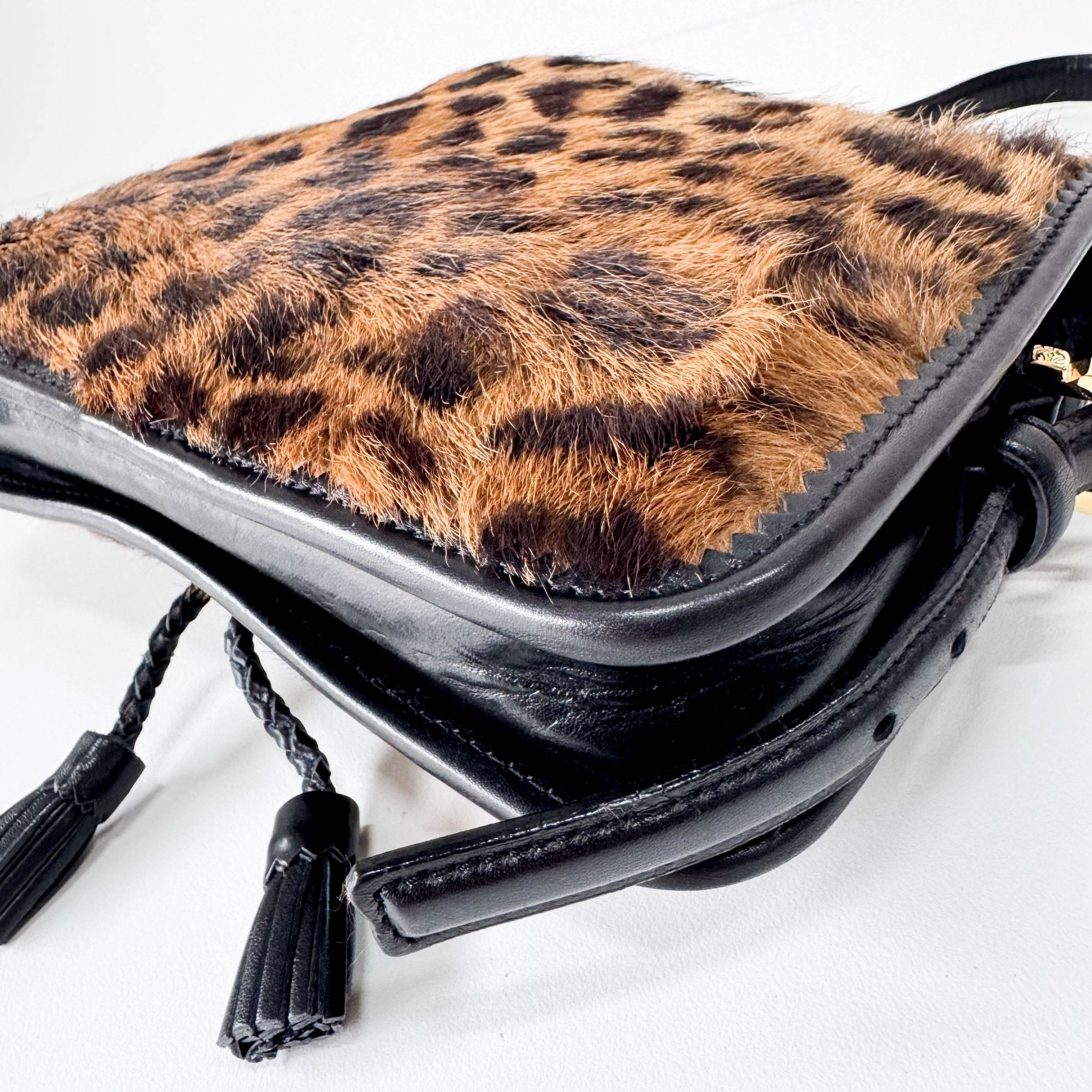 LOEWE Pony Hair Animal Print Shoulder Bag, in , Sold by HIVE PRELOVED - Shoulder Bags, ,