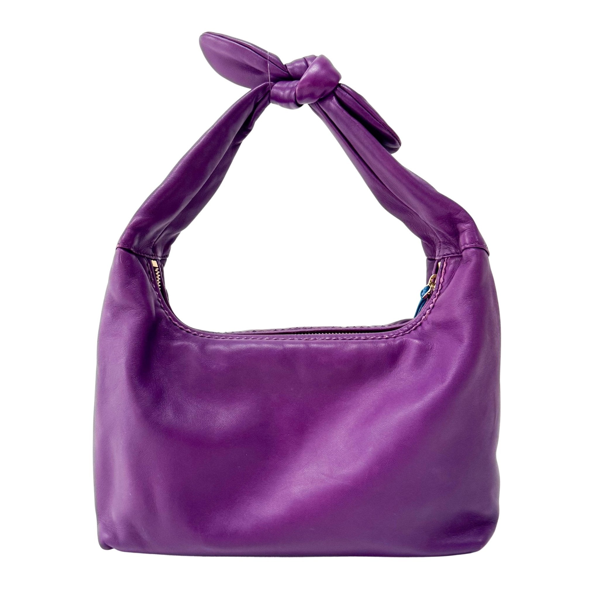LOEWE Purple Nappa Leather Hobo Shoulder Bag, in , Sold by HIVE PRELOVED - Shoulder Bags, ,