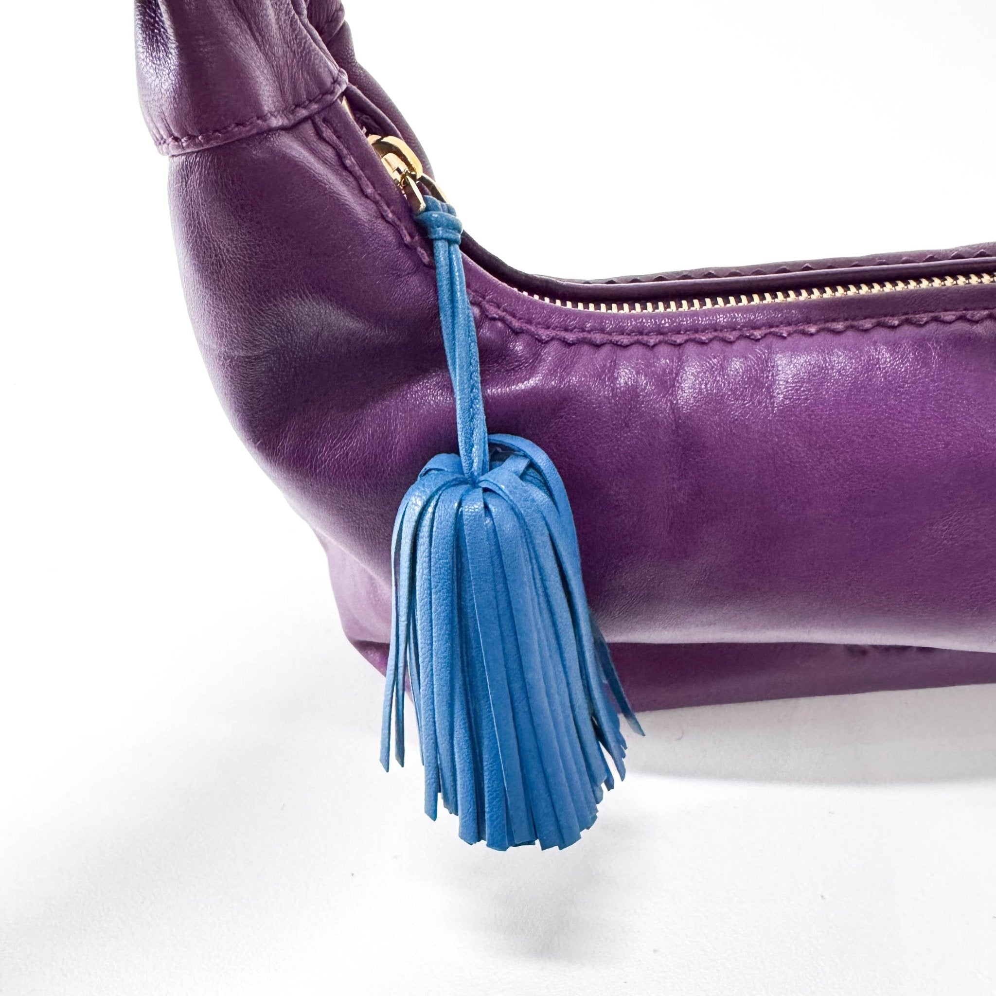 LOEWE Purple Nappa Leather Hobo Shoulder Bag, in , Sold by HIVE PRELOVED - Shoulder Bags, ,