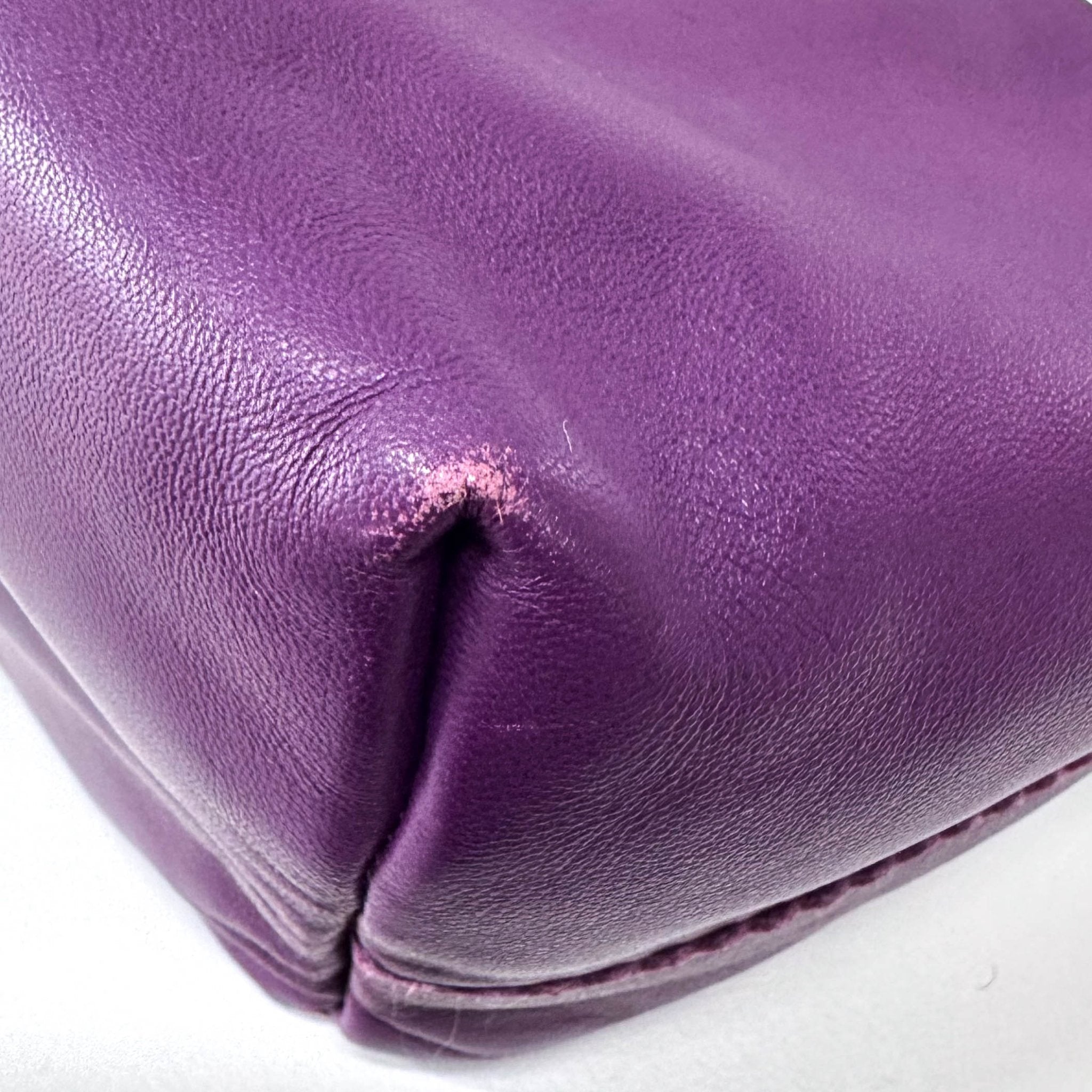 LOEWE Purple Nappa Leather Hobo Shoulder Bag, in , Sold by HIVE PRELOVED - Shoulder Bags, ,