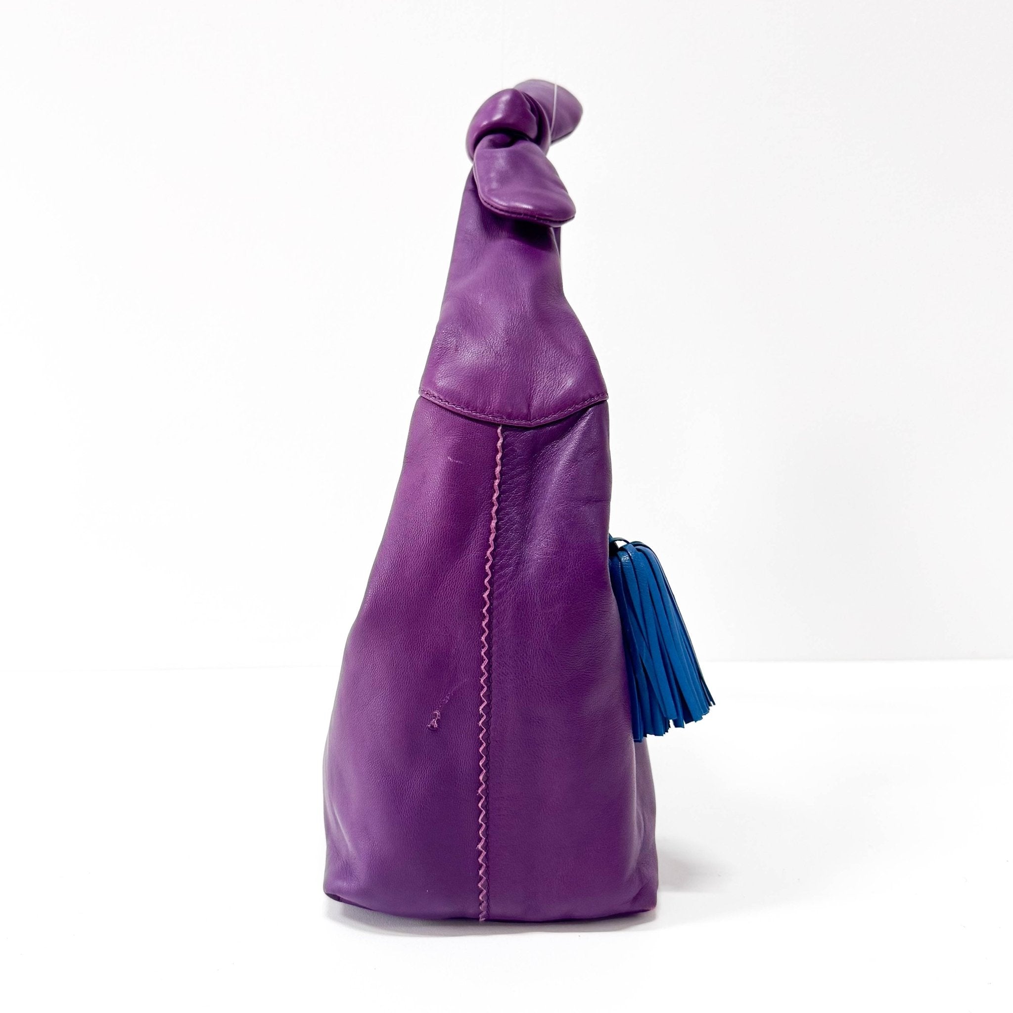 LOEWE Purple Nappa Leather Hobo Shoulder Bag, in , Sold by HIVE PRELOVED - Shoulder Bags, ,