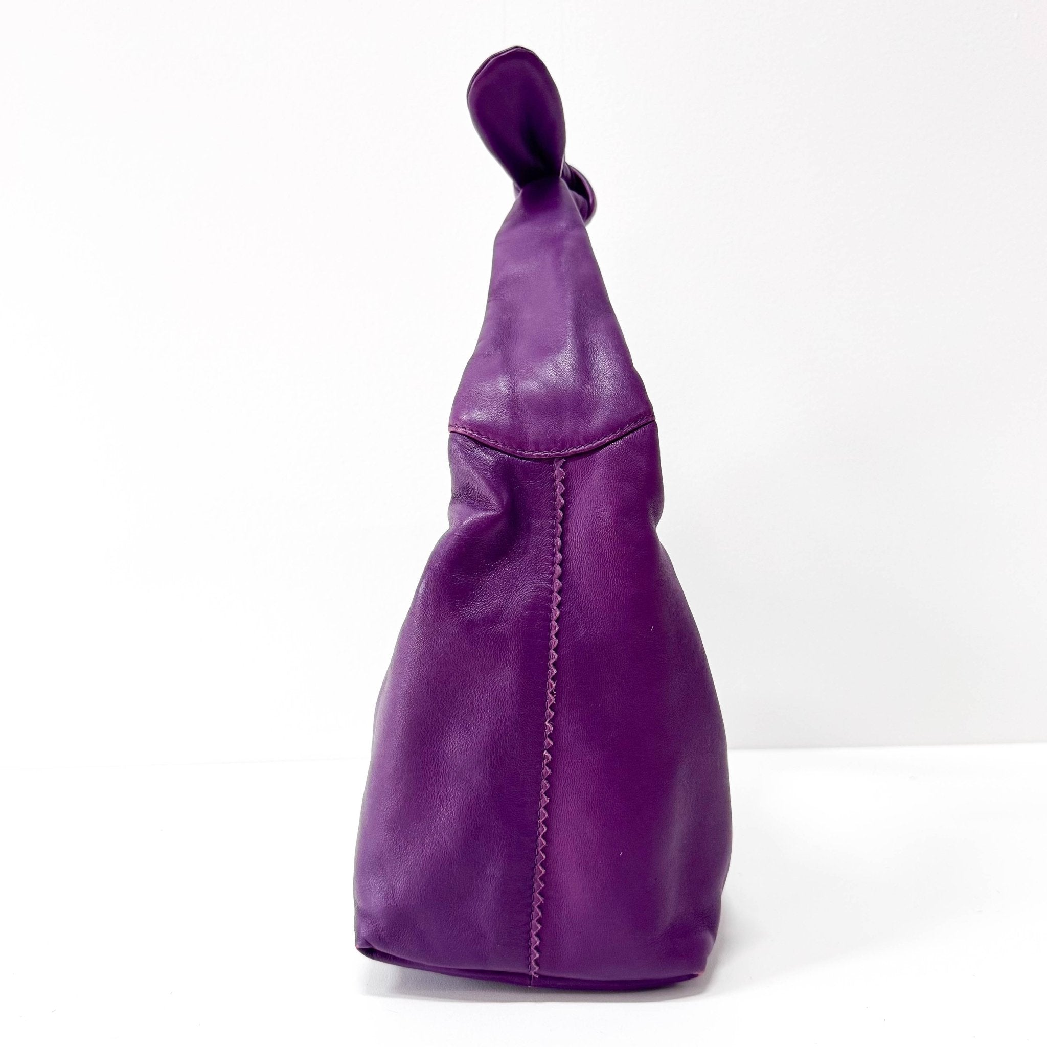 LOEWE Purple Nappa Leather Hobo Shoulder Bag, in , Sold by HIVE PRELOVED - Shoulder Bags, ,