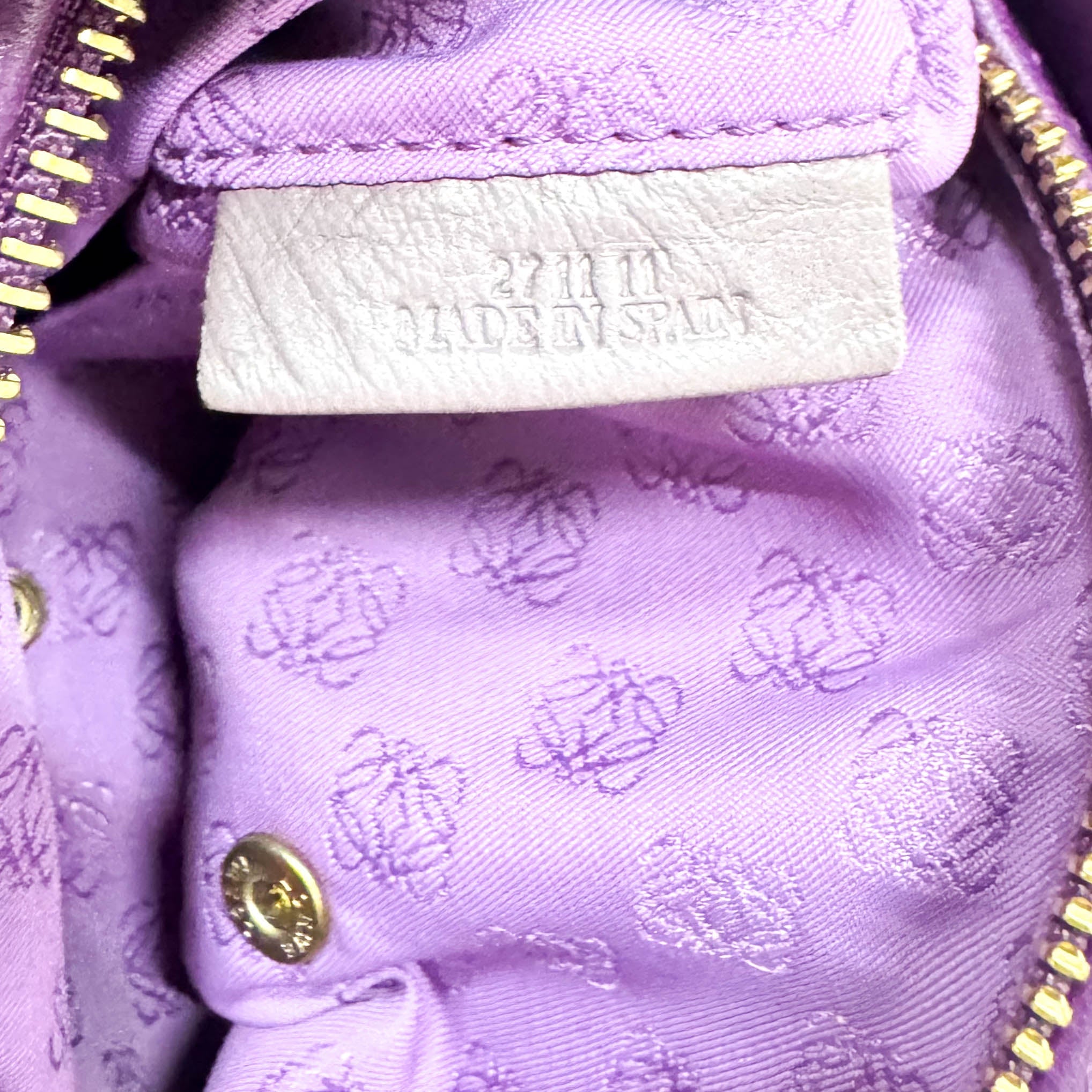 LOEWE Purple Nappa Leather Hobo Shoulder Bag, in , Sold by HIVE PRELOVED - Shoulder Bags, ,
