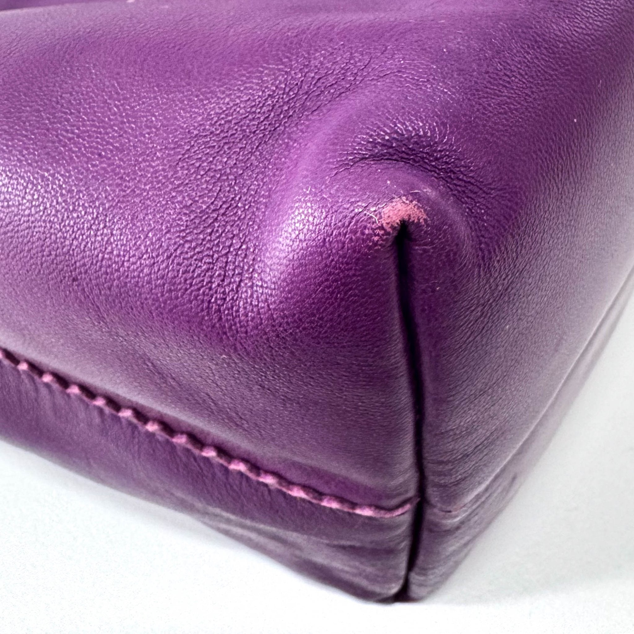 LOEWE Purple Nappa Leather Hobo Shoulder Bag, in , Sold by HIVE PRELOVED - Shoulder Bags, ,