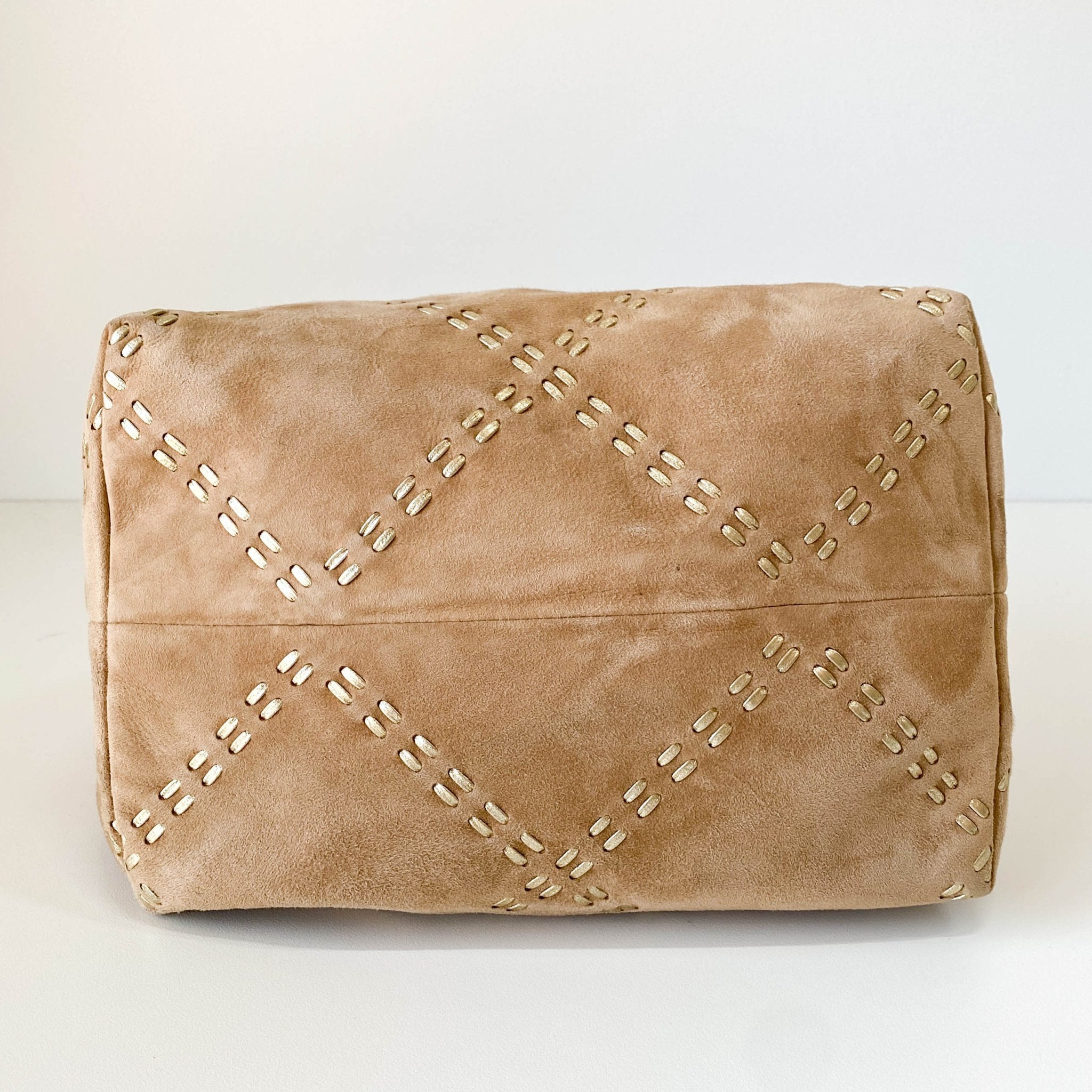LOEWE Rose Gold Suede Shoulder Bag, in , Sold by HIVE PRELOVED - Shoulder Bags, ,