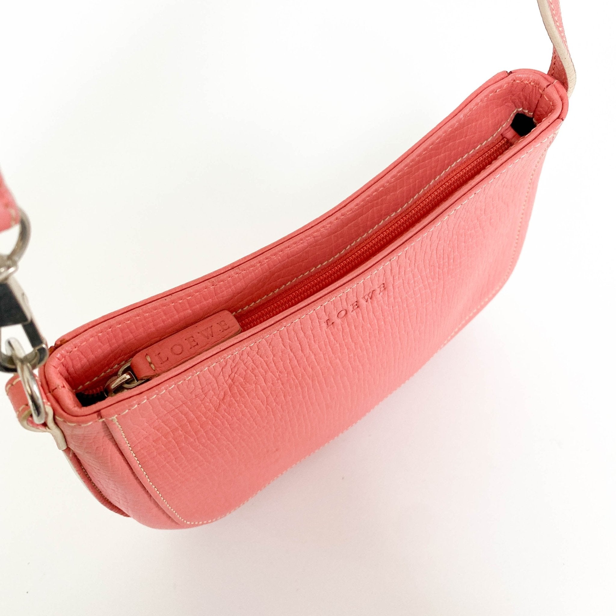 LOEWE Salmon Pink Leather Mini Shoulder Bag, in , Sold by HIVE PRELOVED - Shoulder Bags, ,